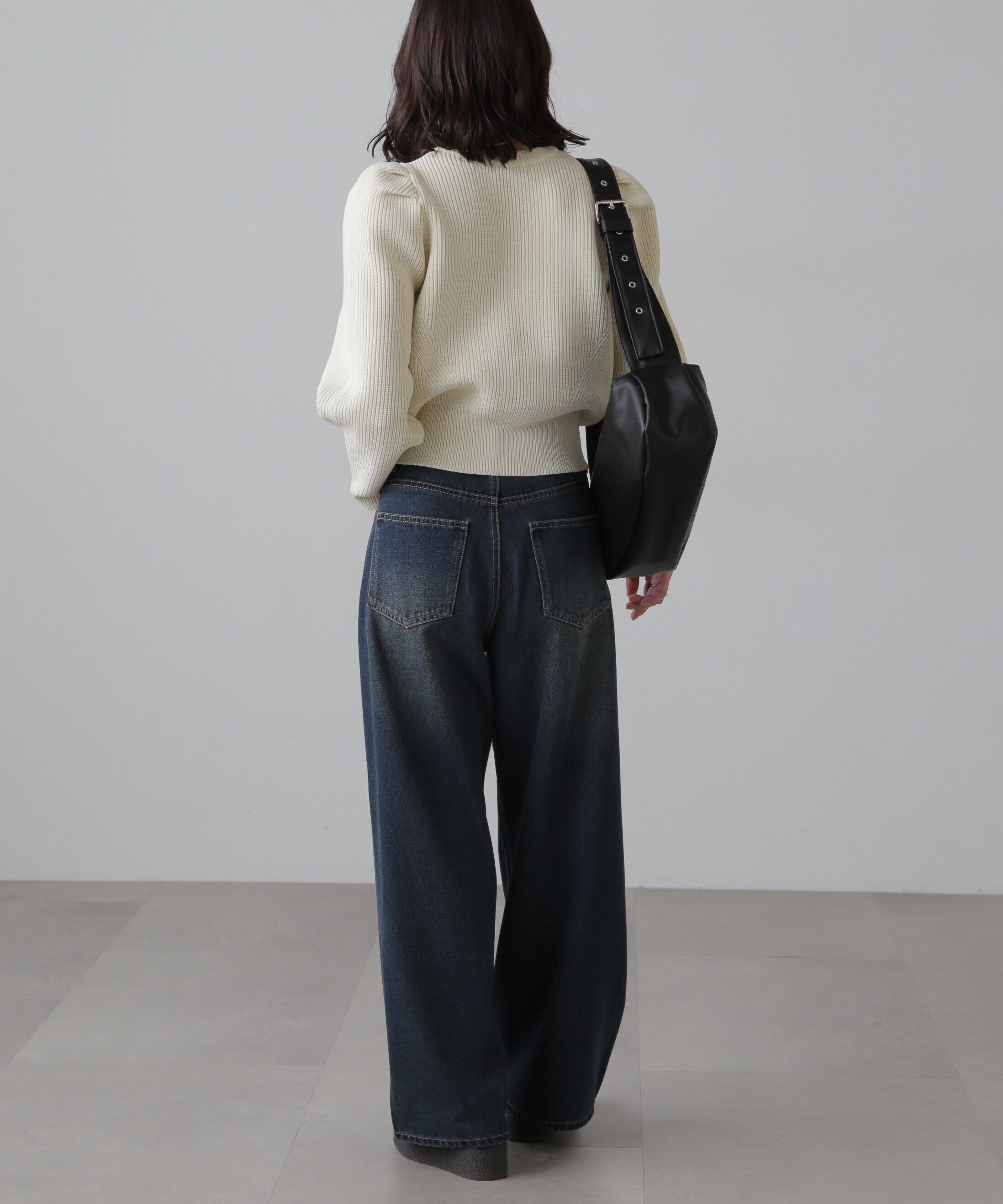  「ダブルニーワイドデニムパンツ」|その他|