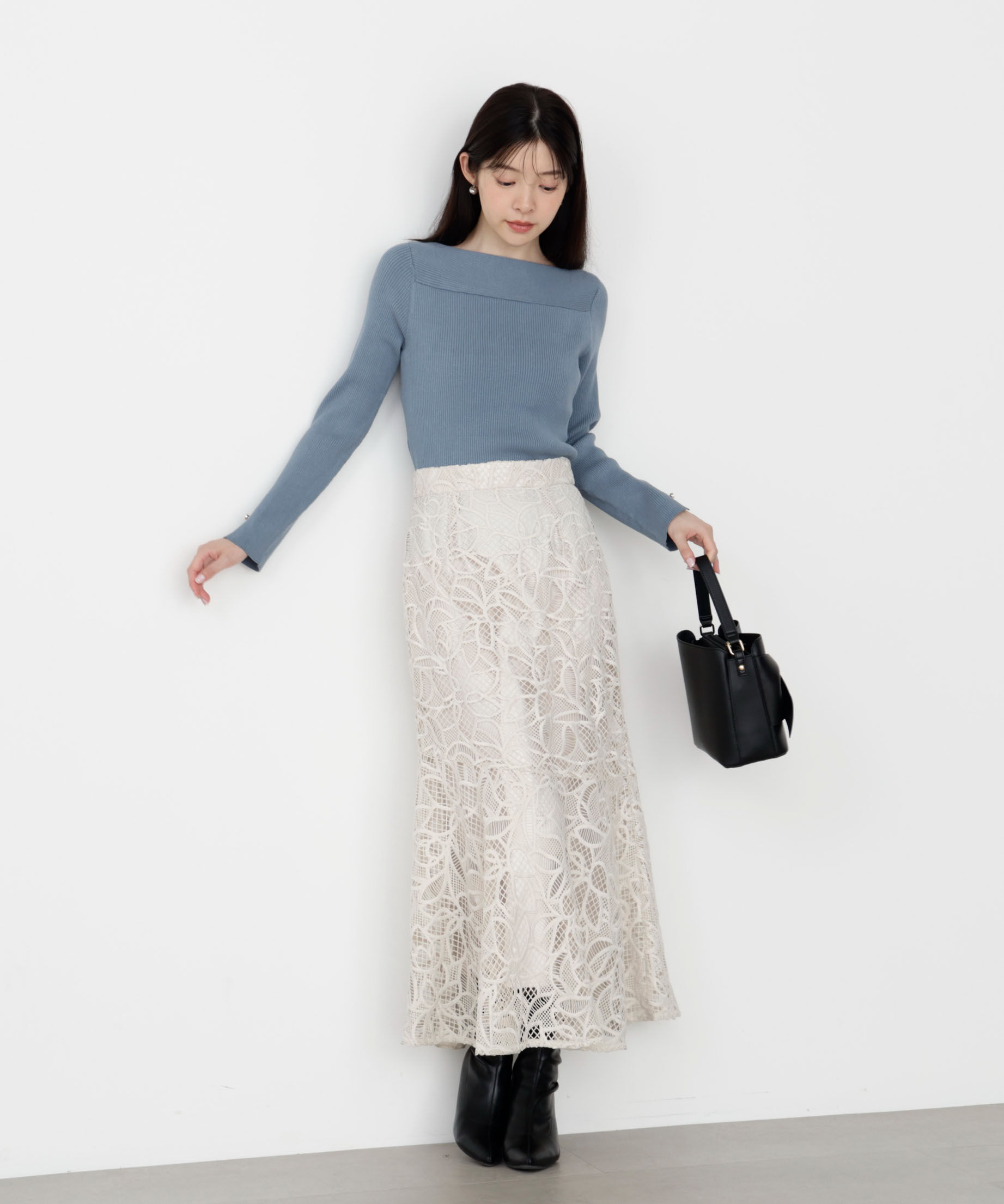 PROPORTION BODY DRESSING「ケミカルレースマーメイドスカート 25AW」|スカート|