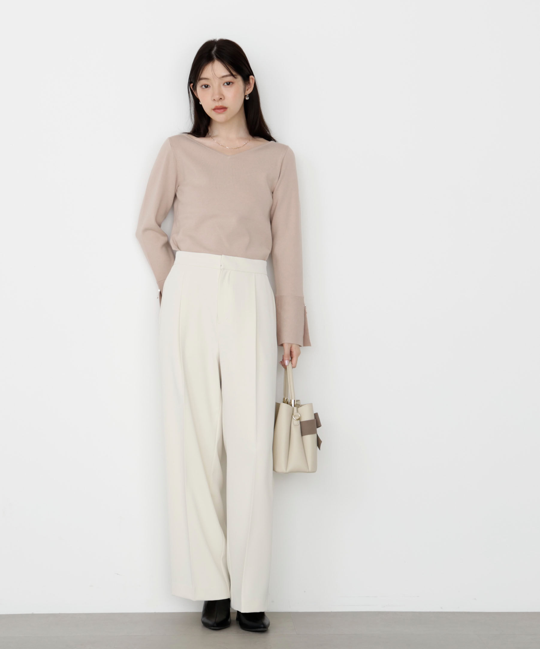 PROPORTION BODY DRESSING「チャームスリーブニット 25AW」|ニット・セーター|