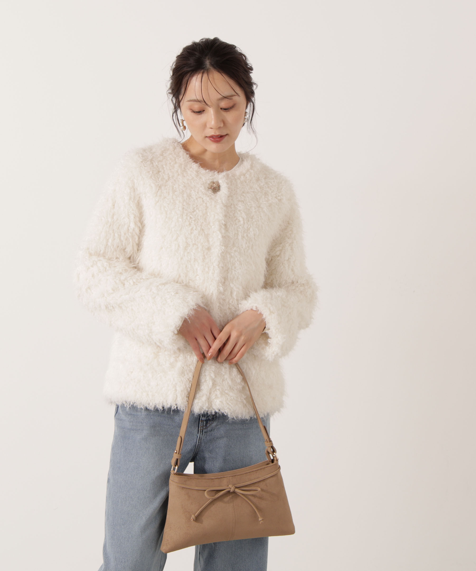 PROPORTION BODY DRESSING「ラムファー風ブルゾン 25AW」|ブルゾン・スタジャン|