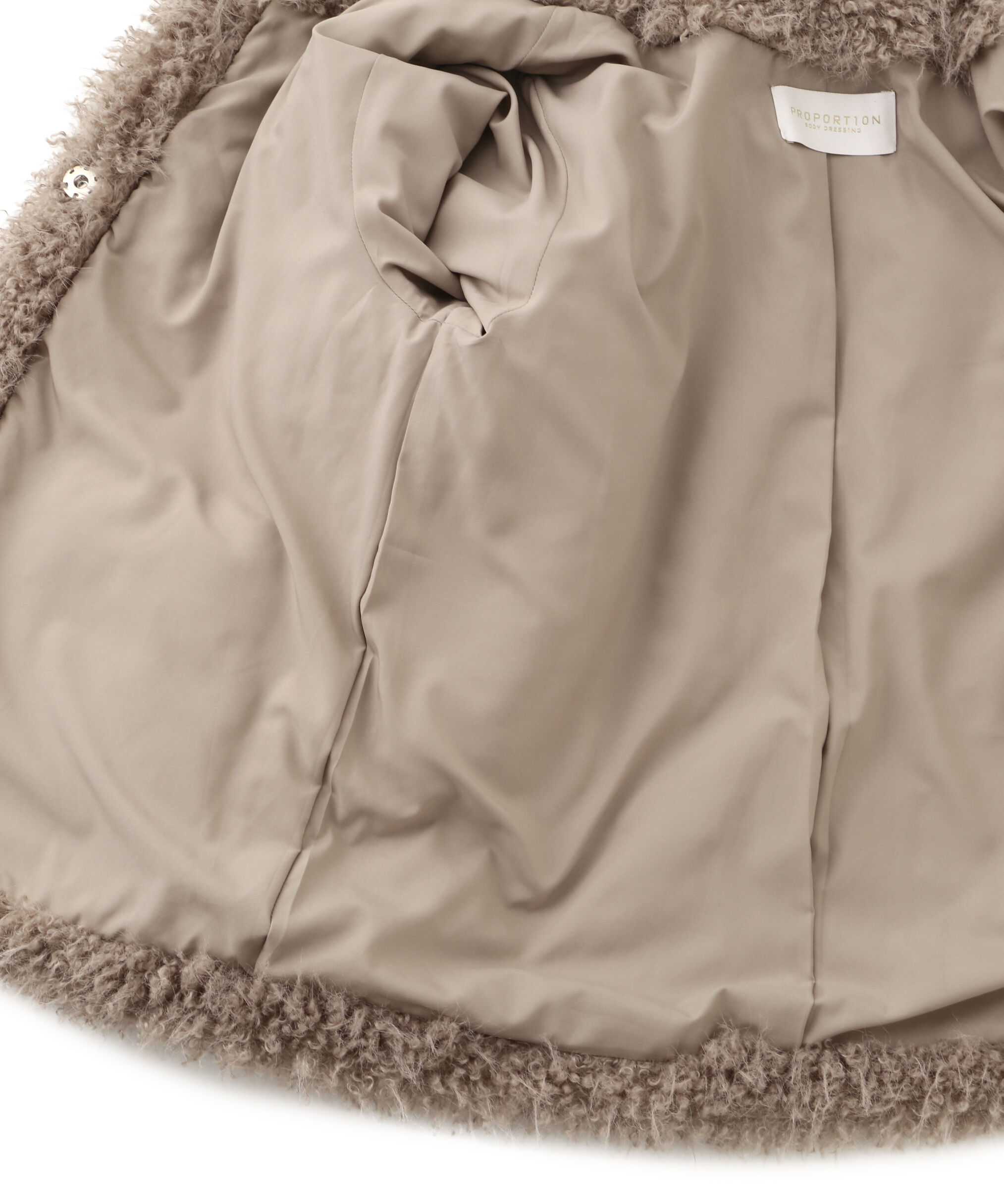 PROPORTION BODY DRESSING「ラムファー風ブルゾン 25AW」|ブルゾン・スタジャン|