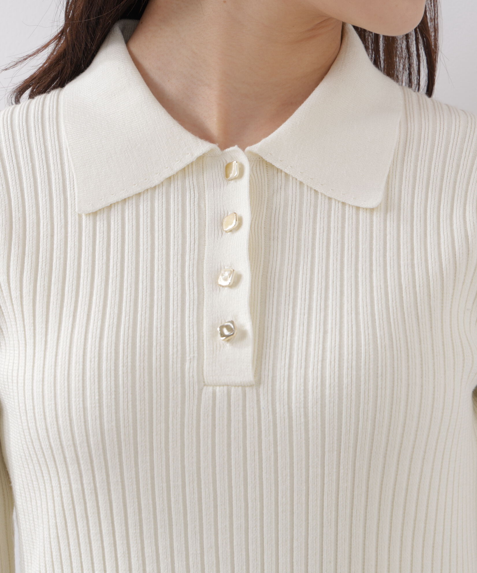 PROPORTION BODY DRESSING「ポロカラーニットワンピース　26SS」|ワンピース|