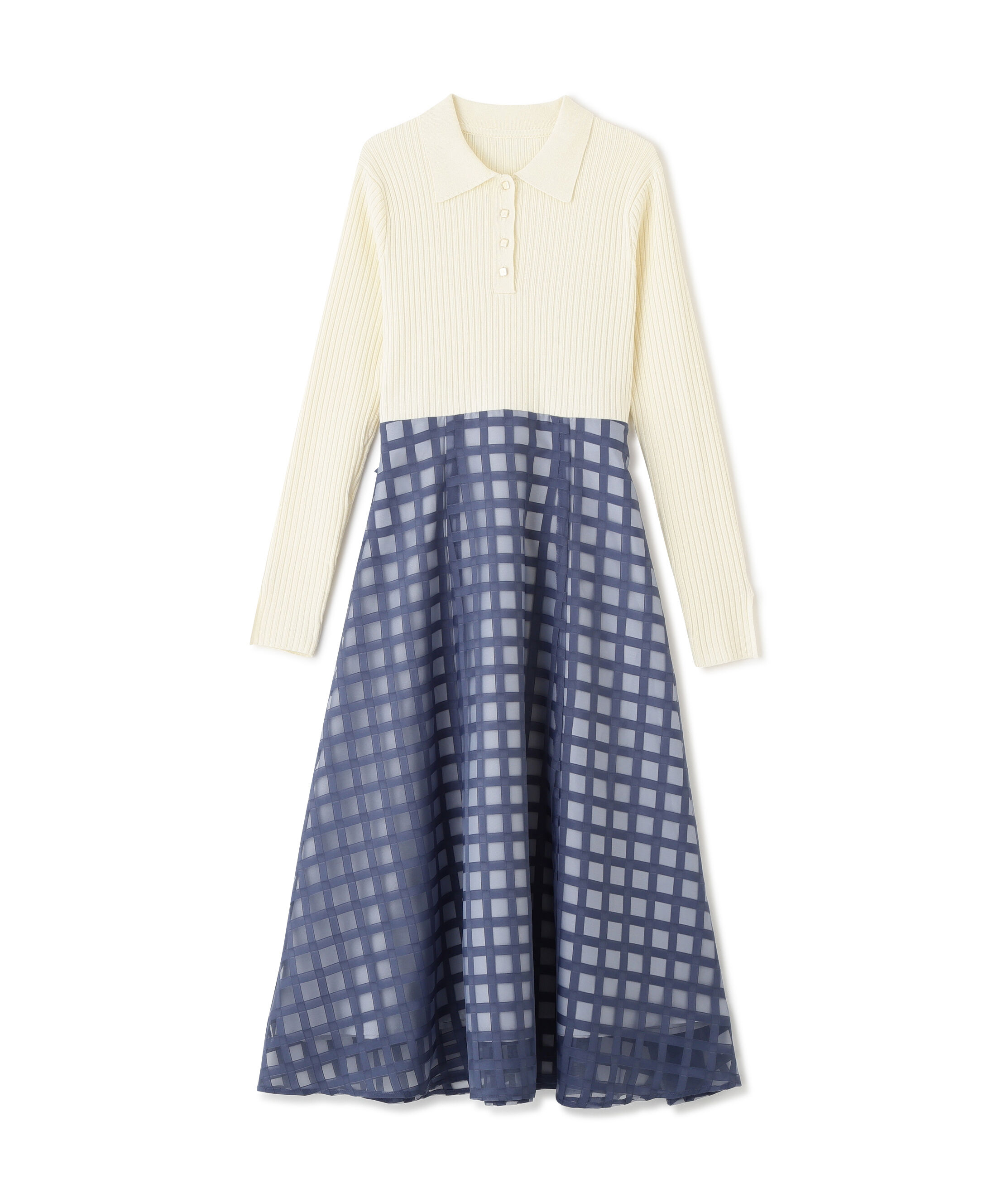 PROPORTION BODY DRESSING「ポロカラーニットワンピース　26SS」|ワンピース|