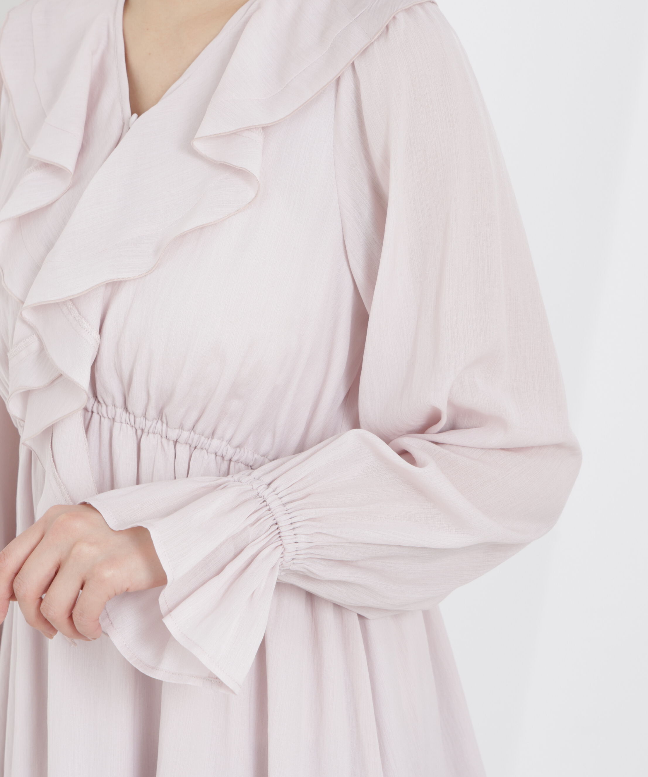 PROPORTION BODY DRESSING「《EDIT COLOGNE》ラッフルミニワンピース　26SS」|ワンピース|