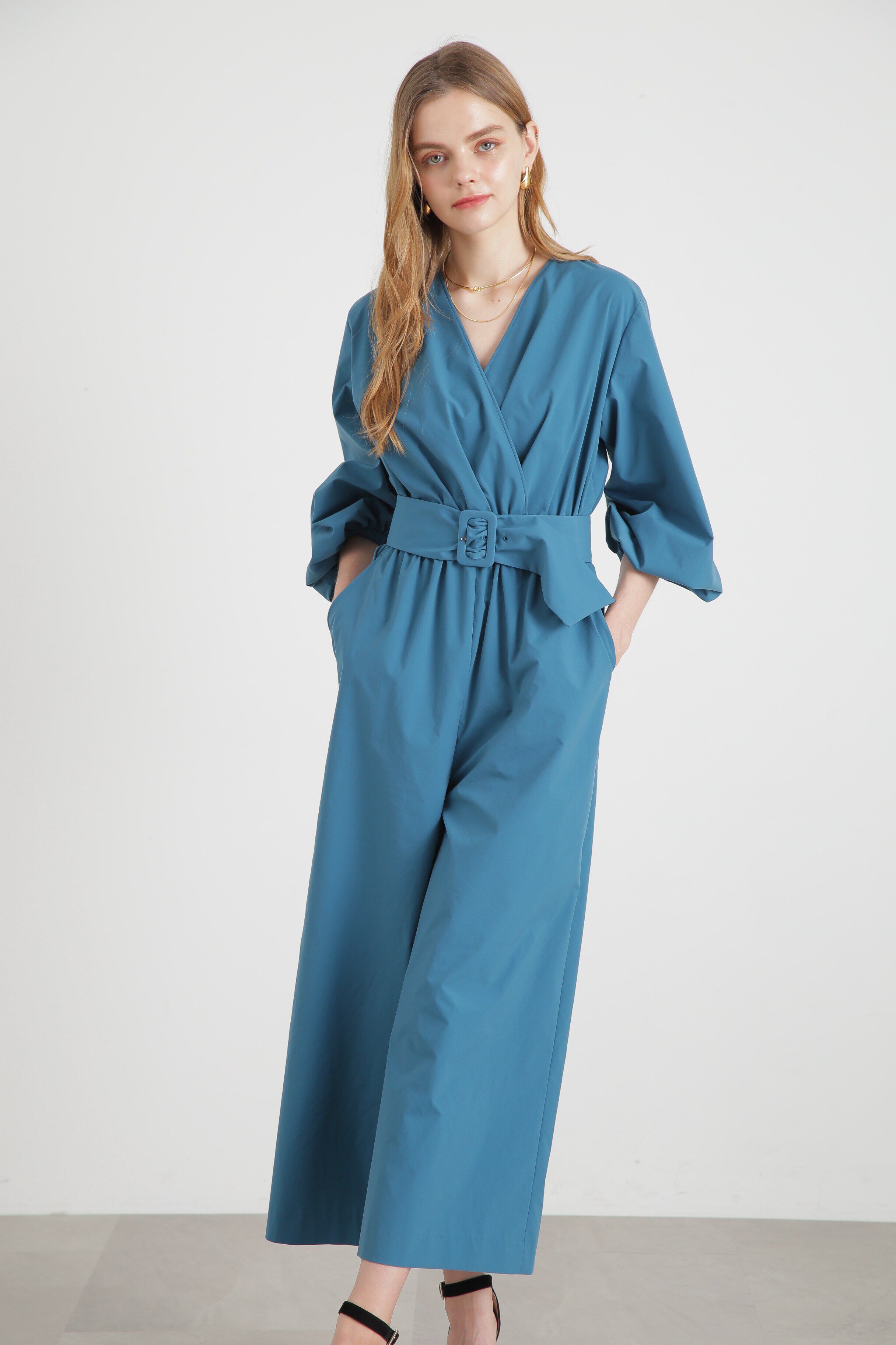  「◆カシュクールジャンプスーツ」|ワンピース|