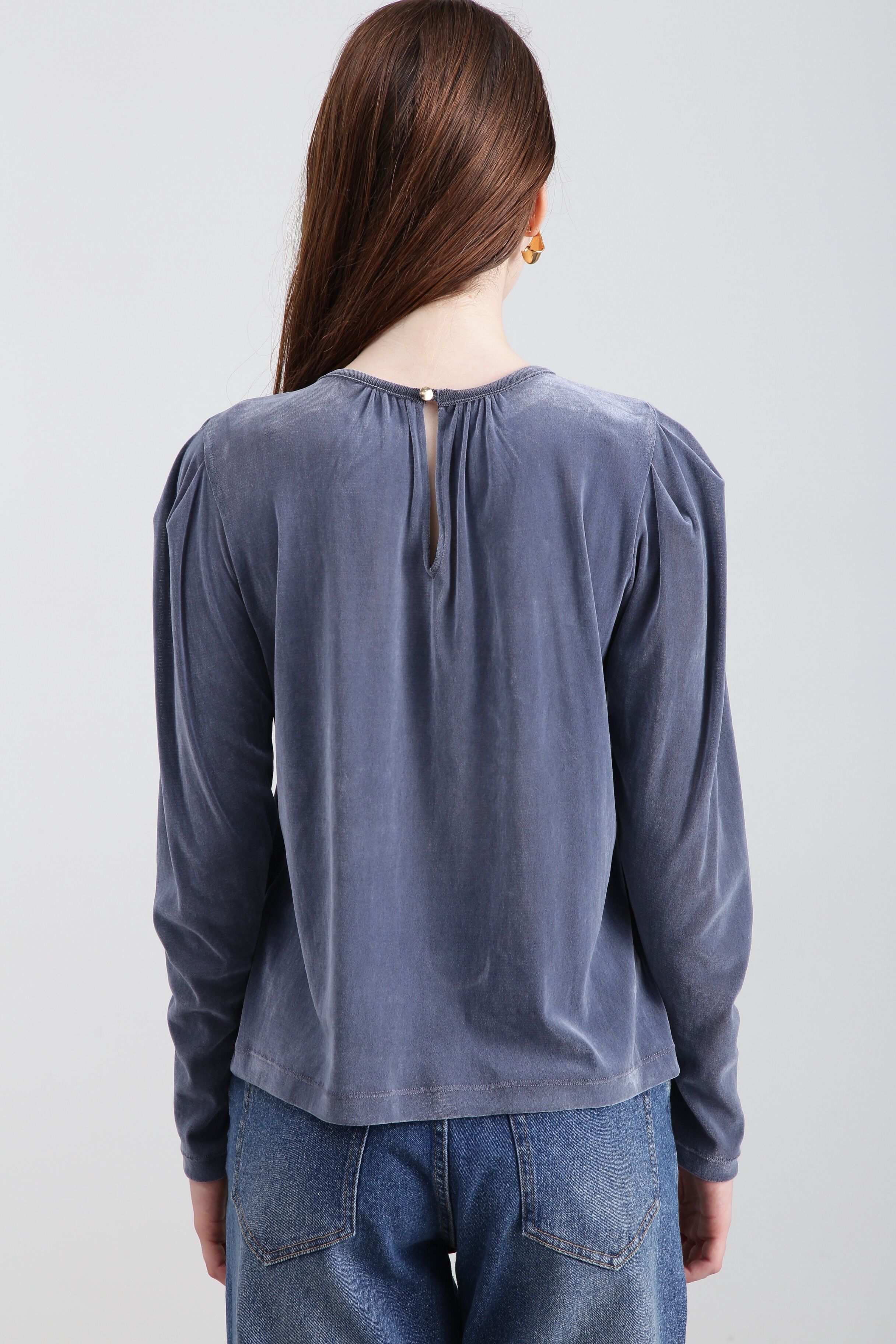  「◆チュールフロッキーパフスリーブプルオーバー」|Tシャツ・カットソー|