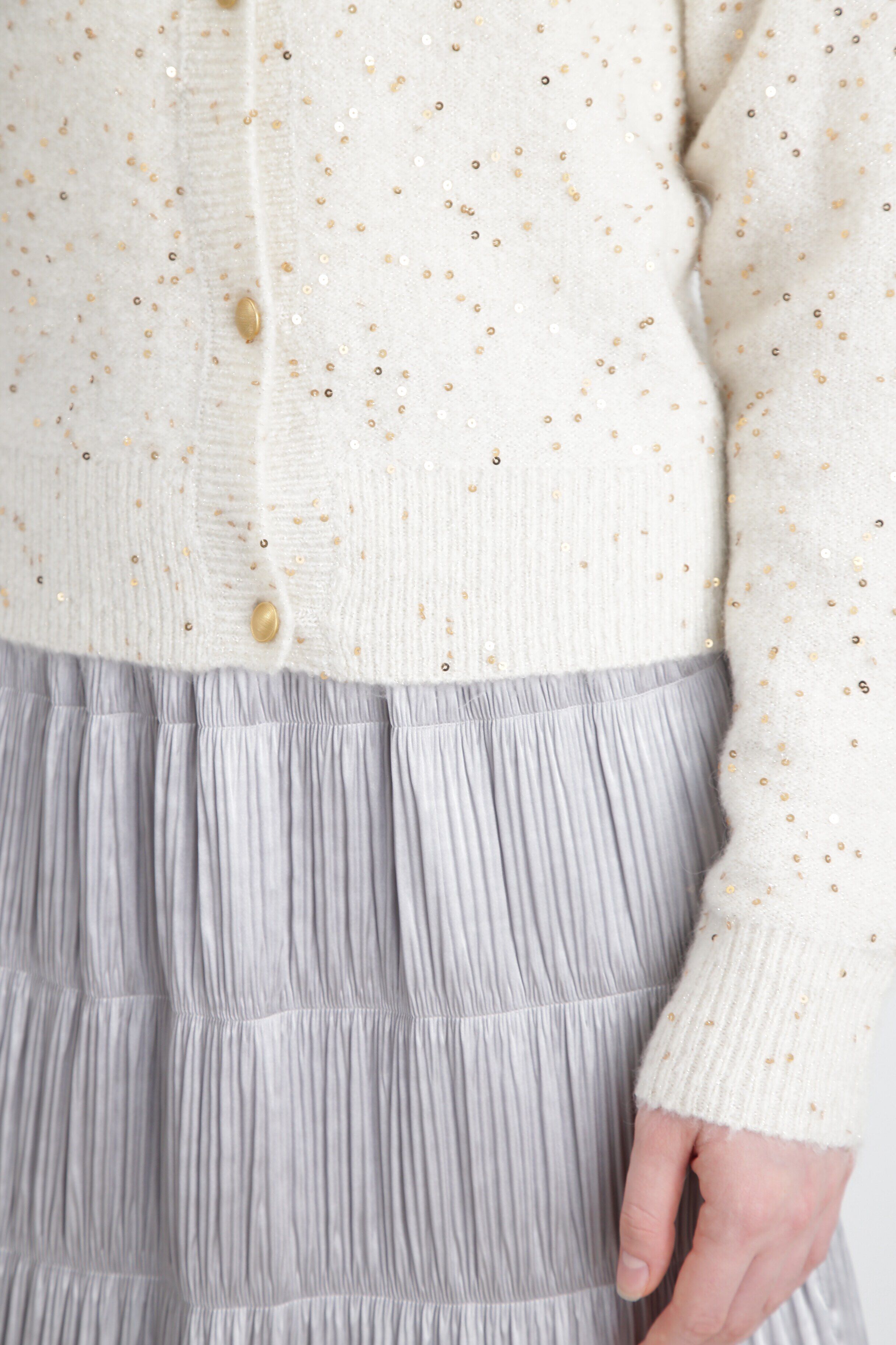  「◆スパンコールニットカーディガン」|その他|