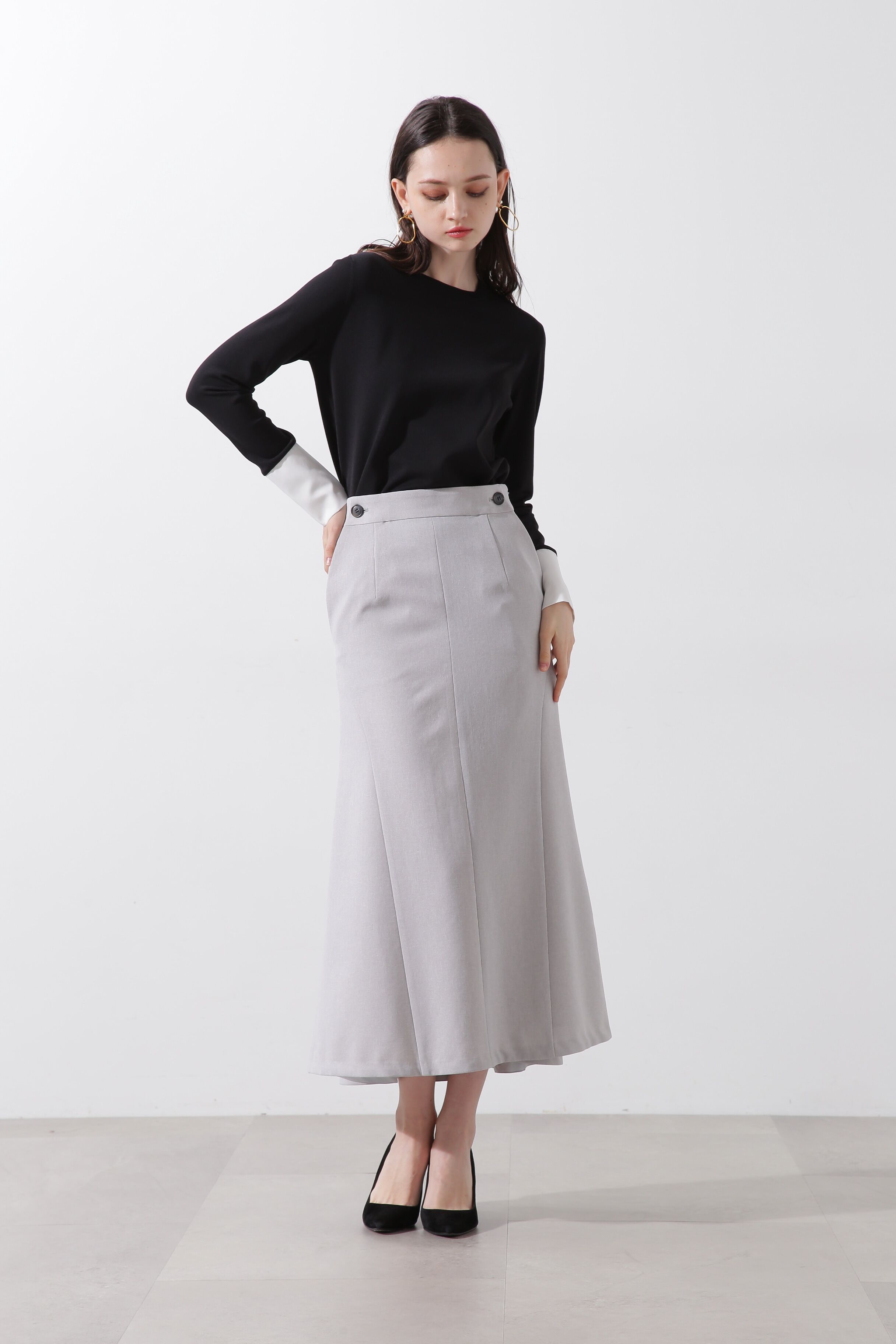  「◆ストライプセットアップスカート」|スカート|