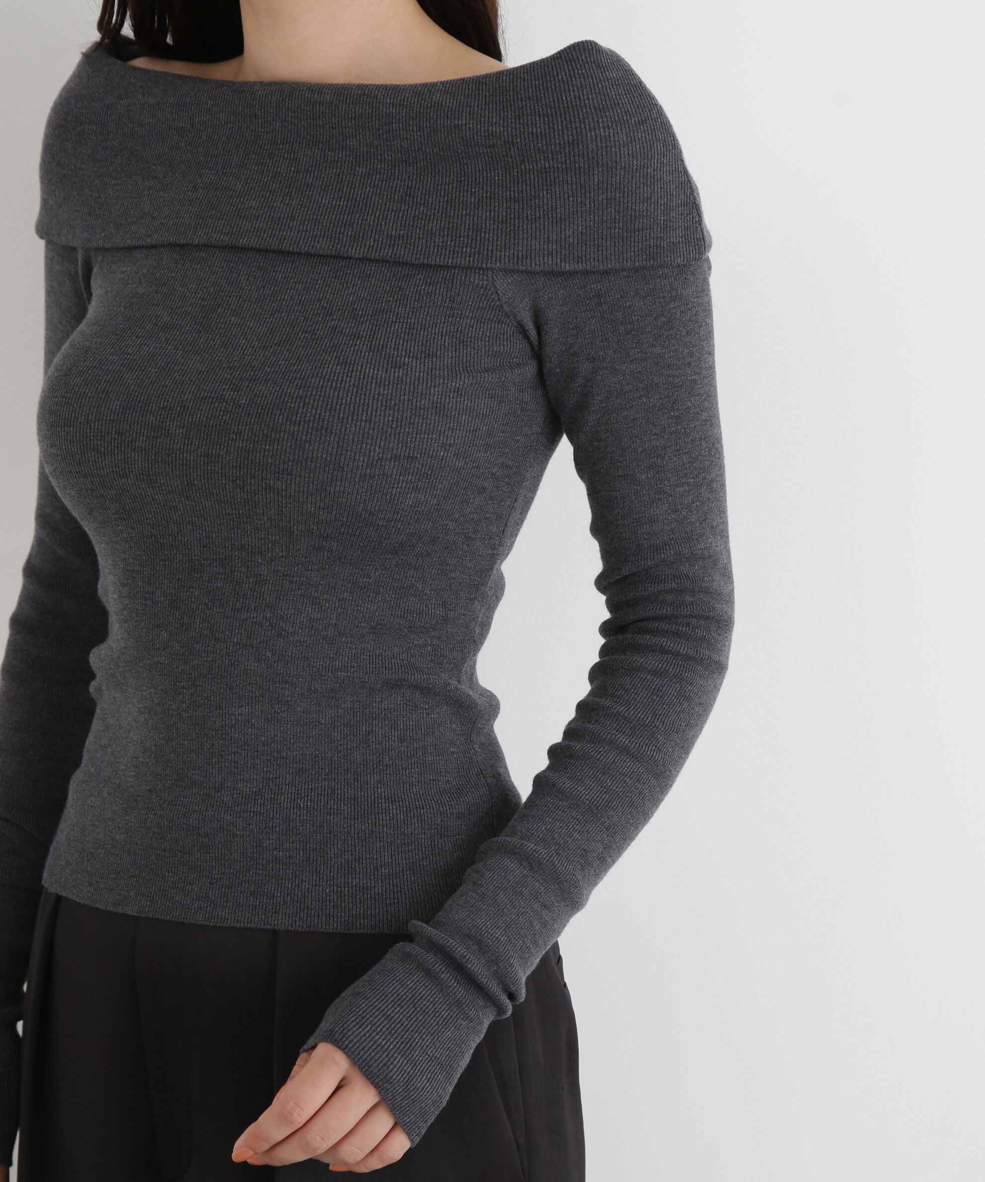  「◆オフショルダー２ＷＡＹニットプルオーバー」|ニット・セーター|