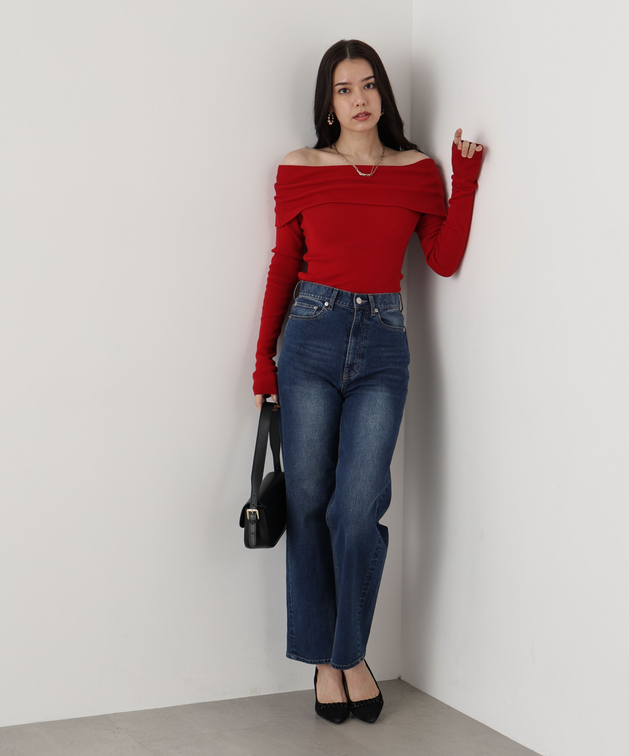  「◆オフショルダー２ＷＡＹニットプルオーバー」|ニット・セーター|