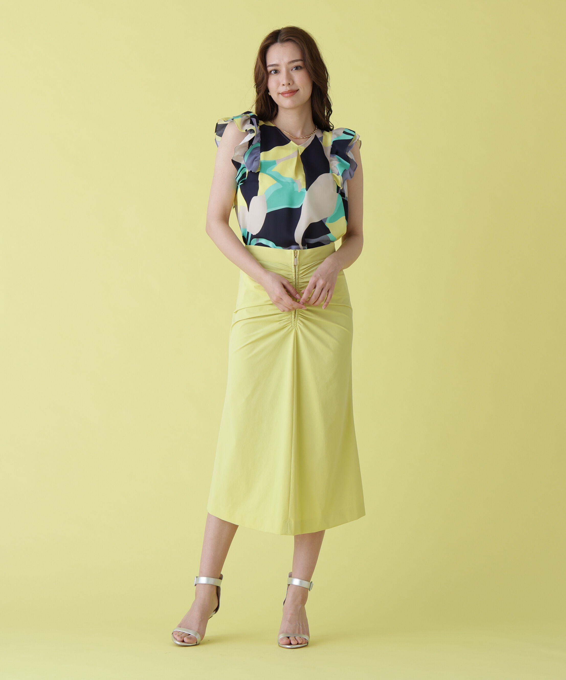  「［美香さん着用］ジップキャザースカート」|スカート|