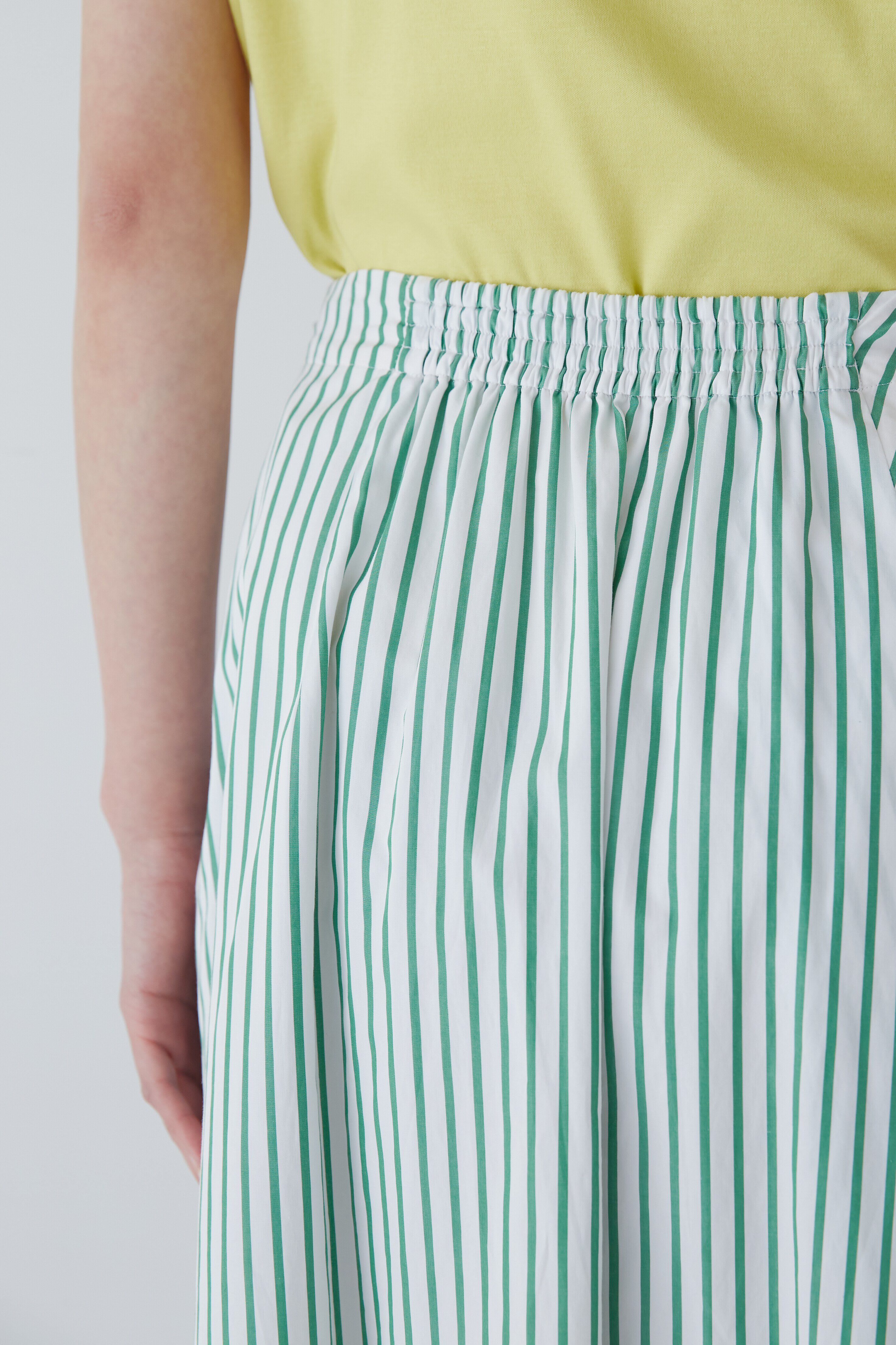  「◆バイカラーストライプスカート」|スカート|