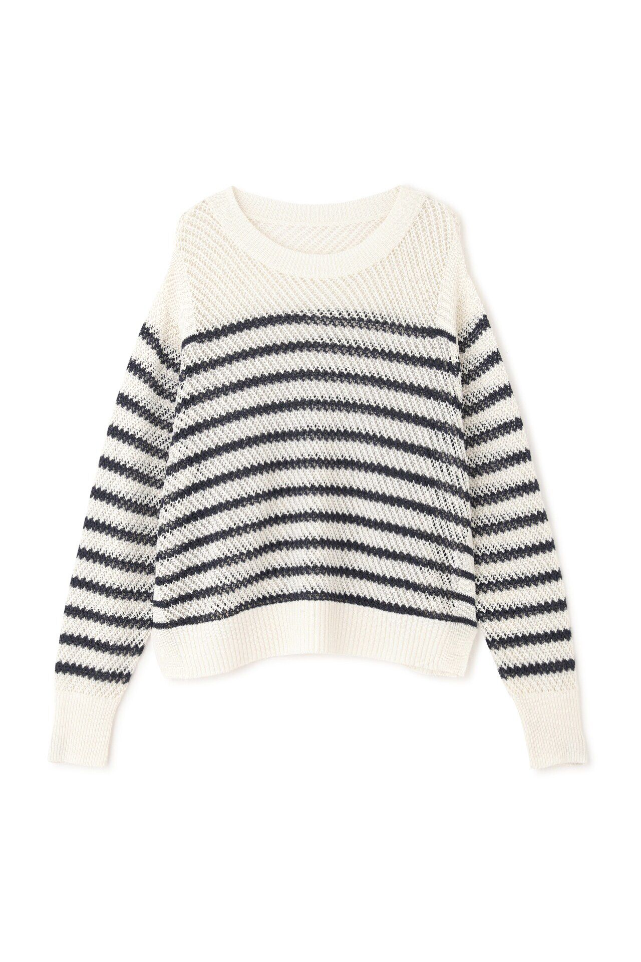  「◆メッシュボーダーニット」|ニット・セーター|