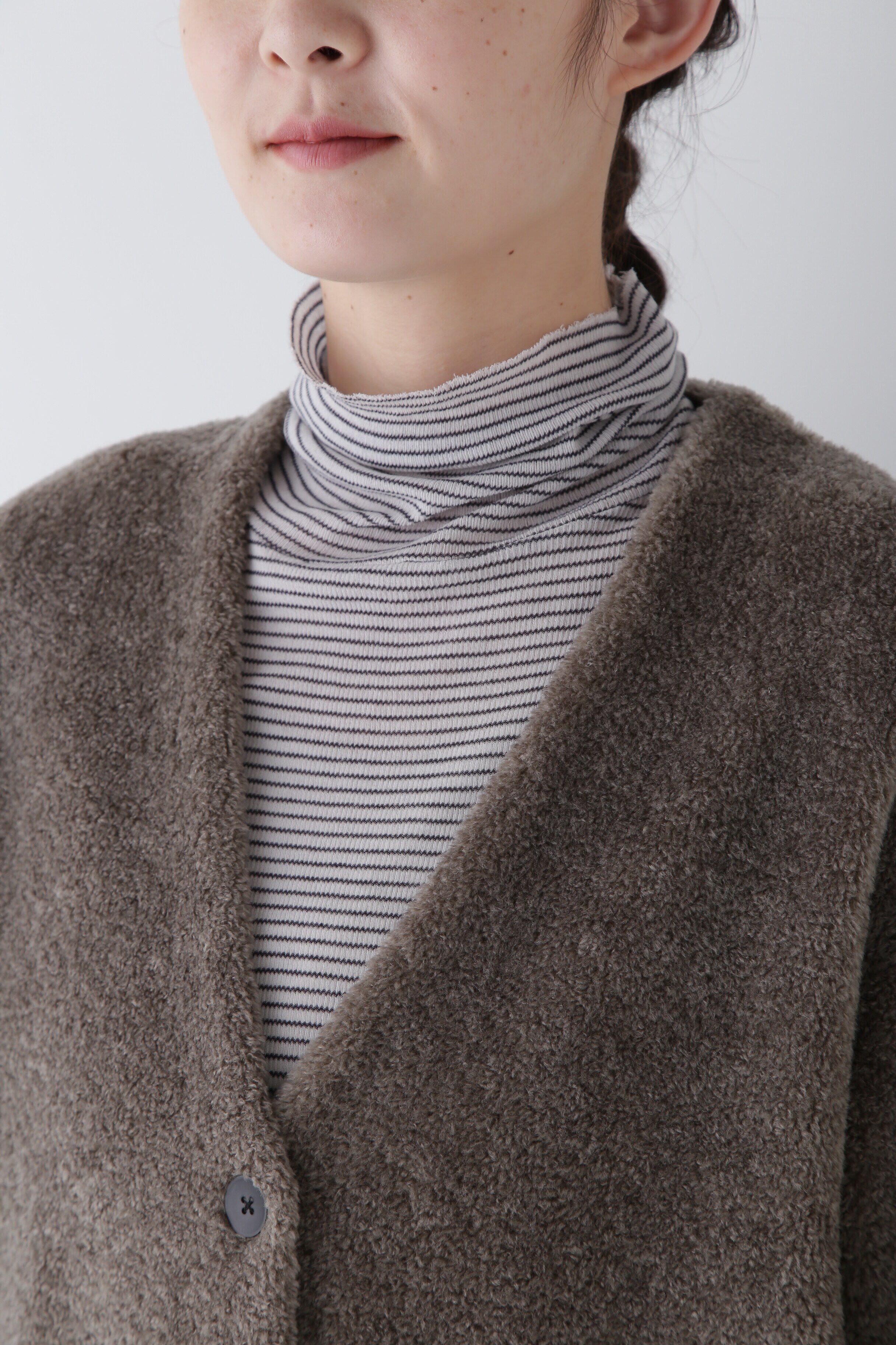  「◆トイプー起毛Ｖネックカーディガン」|Tシャツ・カットソー|