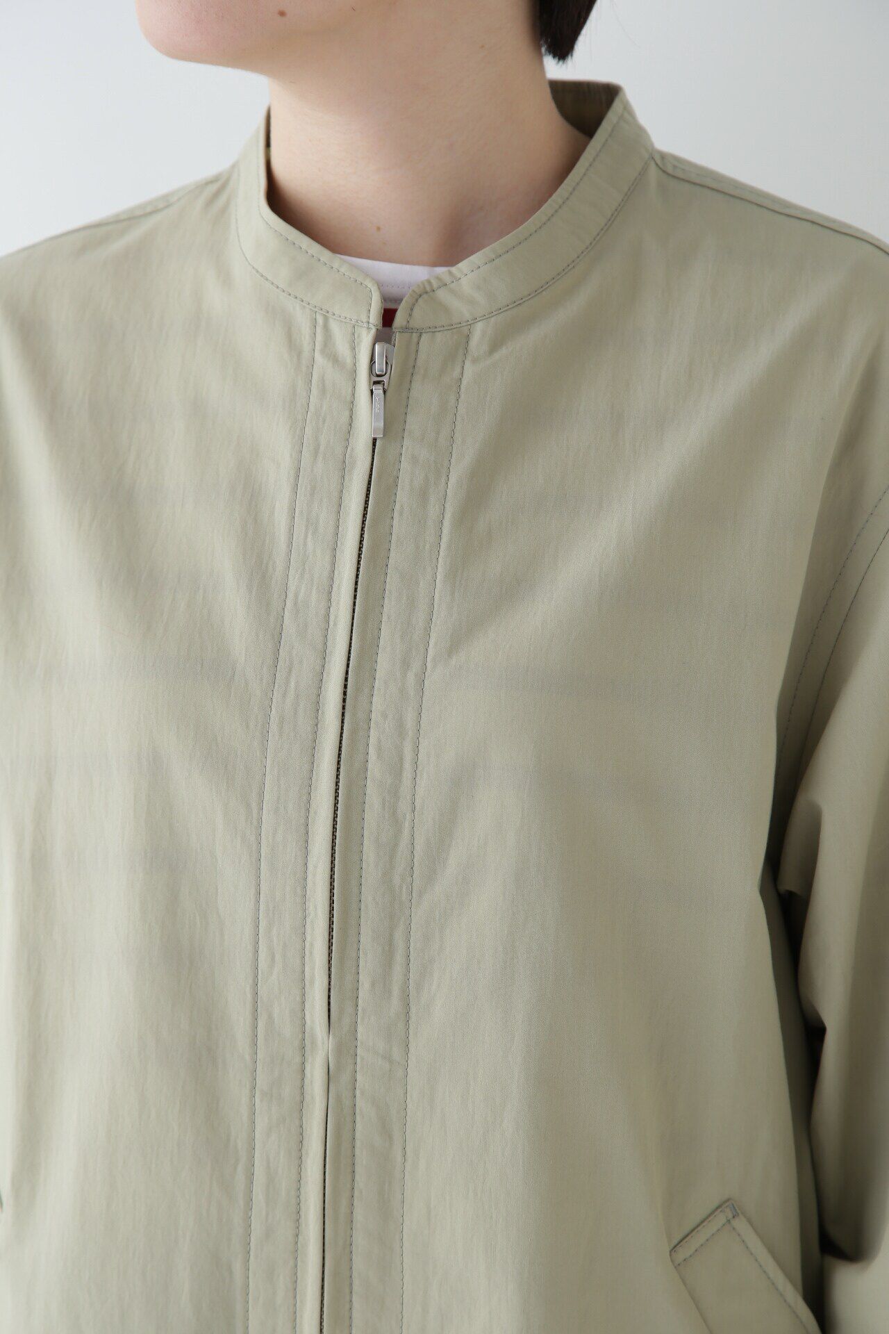  「◆コットンナイロンダンプスタンドカラーコート」|その他|