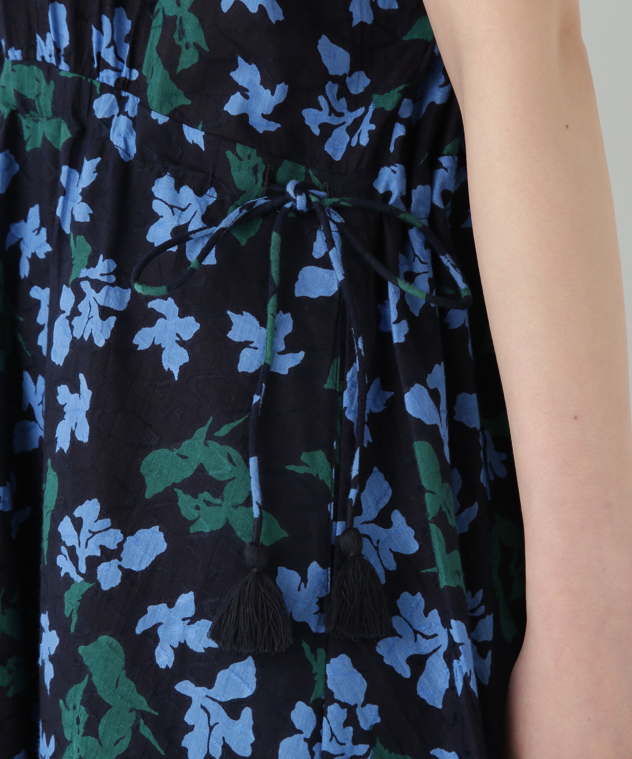  「◆インドドビーリーフプリントフレンチドルマンスリーブワンピース」|ワンピース|