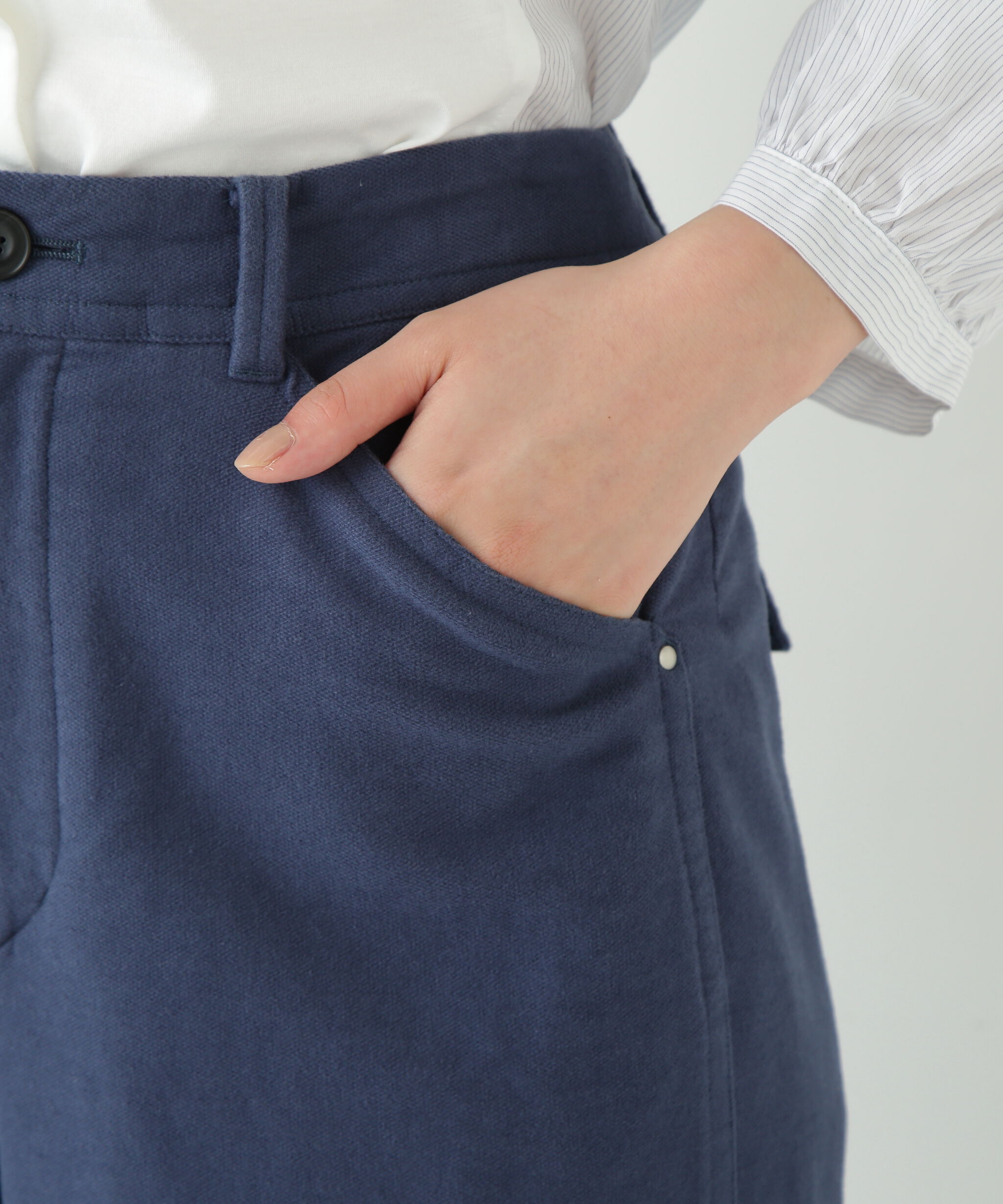  「◆ストレッチエアリードットコードセミワイドパンツ」|その他|