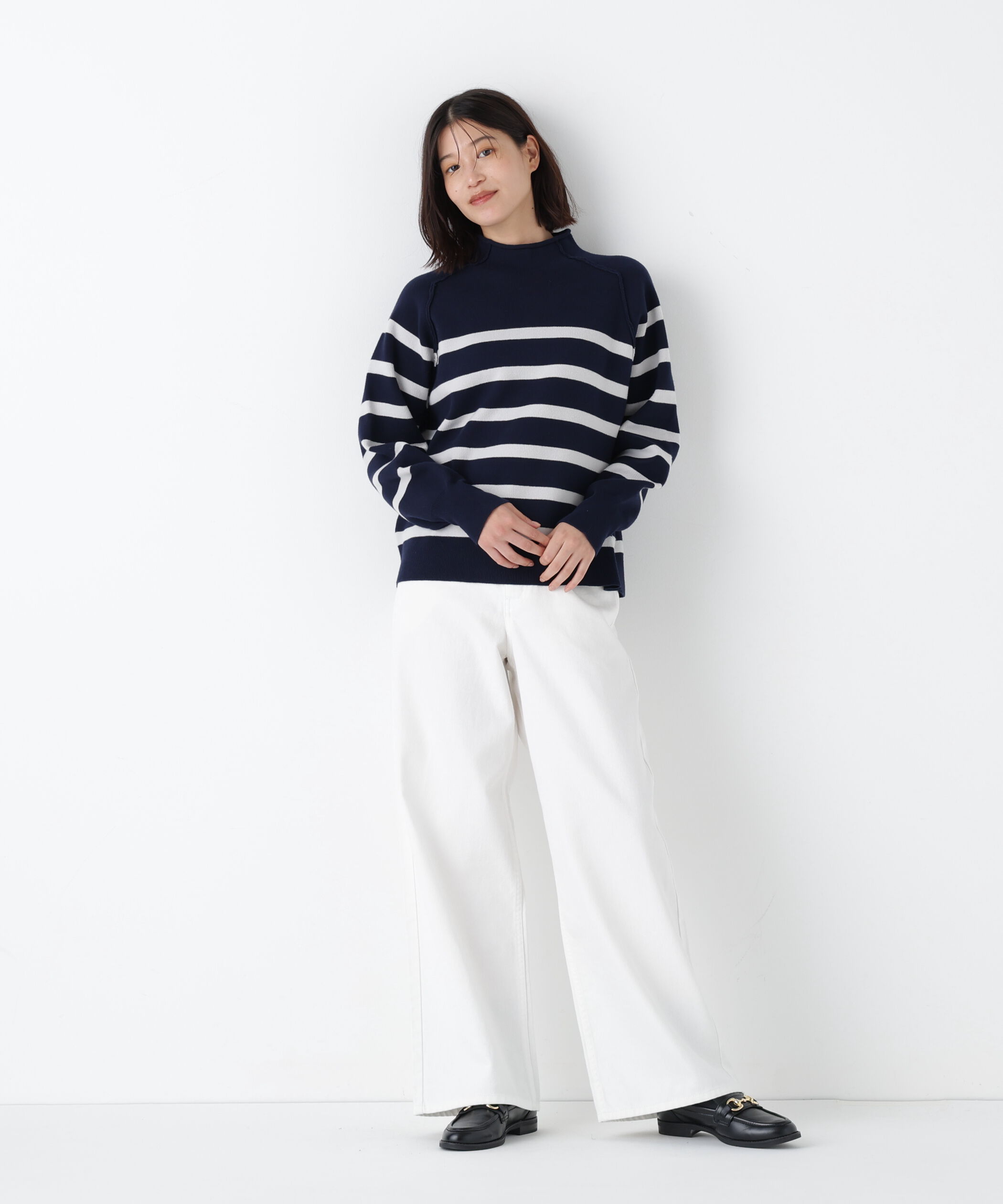  「◆ソフトデニムセミワイドパンツ」|その他|