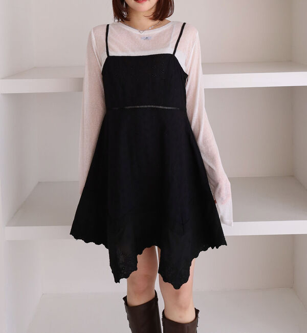 archives「イレヘムスカラップミニキャミワンピース」|ワンピース|