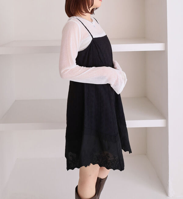 archives「イレヘムスカラップミニキャミワンピース」|ワンピース|