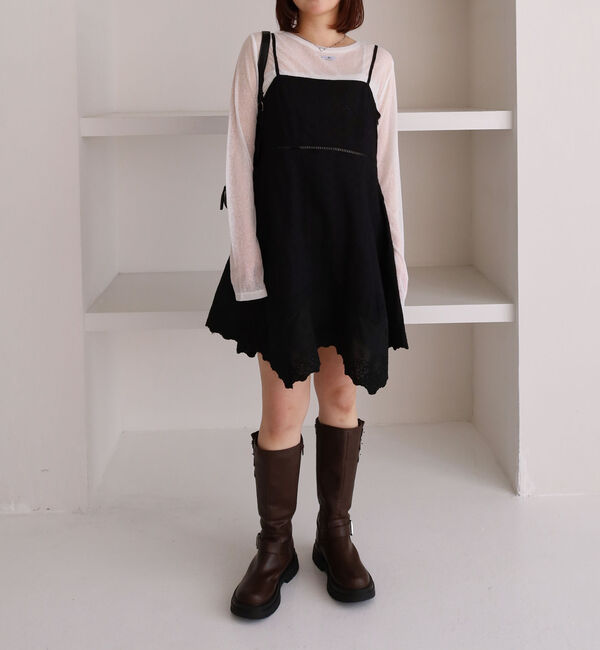 archives「イレヘムスカラップミニキャミワンピース」|ワンピース|