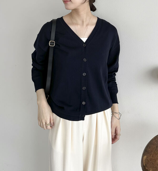 Doux archives「機能性　Ｖネックカーディガン」|カーディガン|NAVY