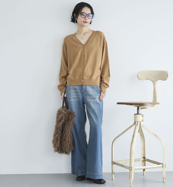 Doux archives「機能性　Ｖネックカーディガン」|カーディガン|