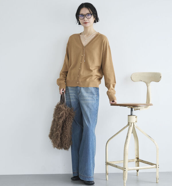 Doux archives「機能性　Ｖネックカーディガン」|カーディガン|