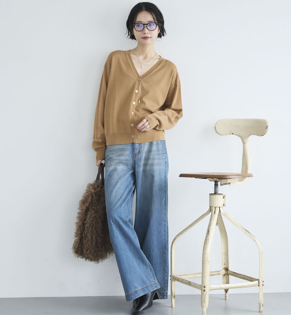 Doux archives「機能性　Ｖネックカーディガン」|カーディガン|