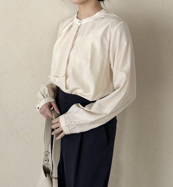 Doux archives「ラッフルタイＢＬ」|シャツ・ブラウス|