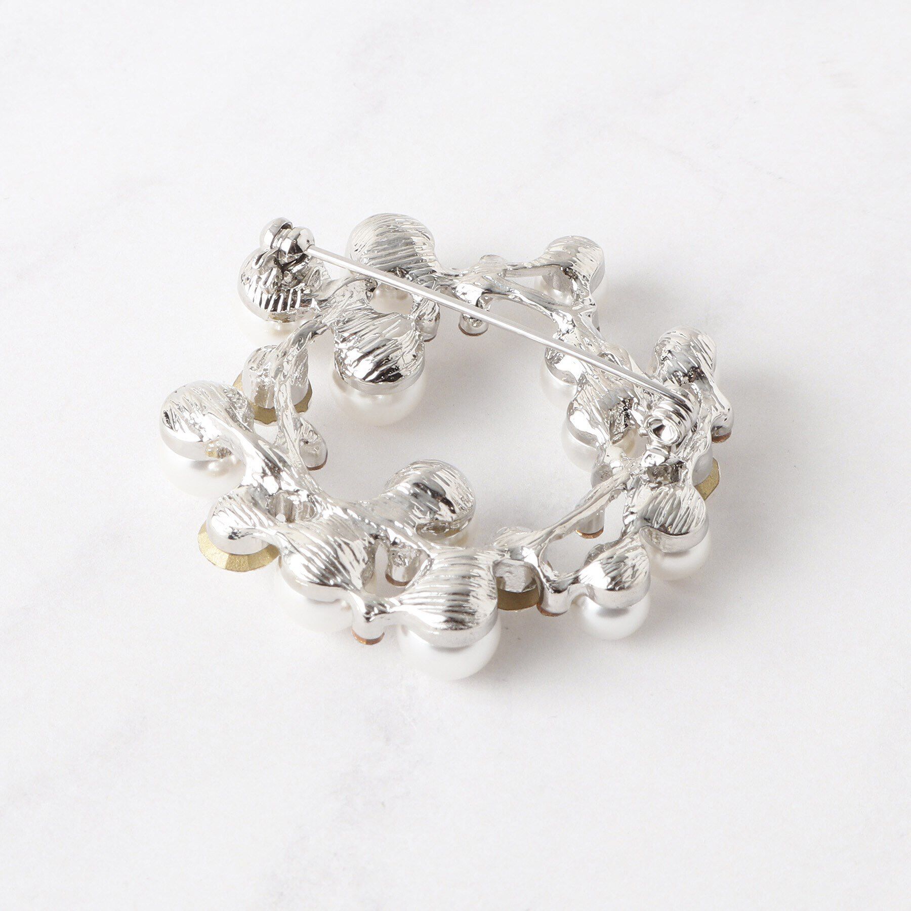 SHOO･LA･RUE「【セレモニー】ビジュー使いがエレガント アソートブローチ」|ブローチ・コサージュ|