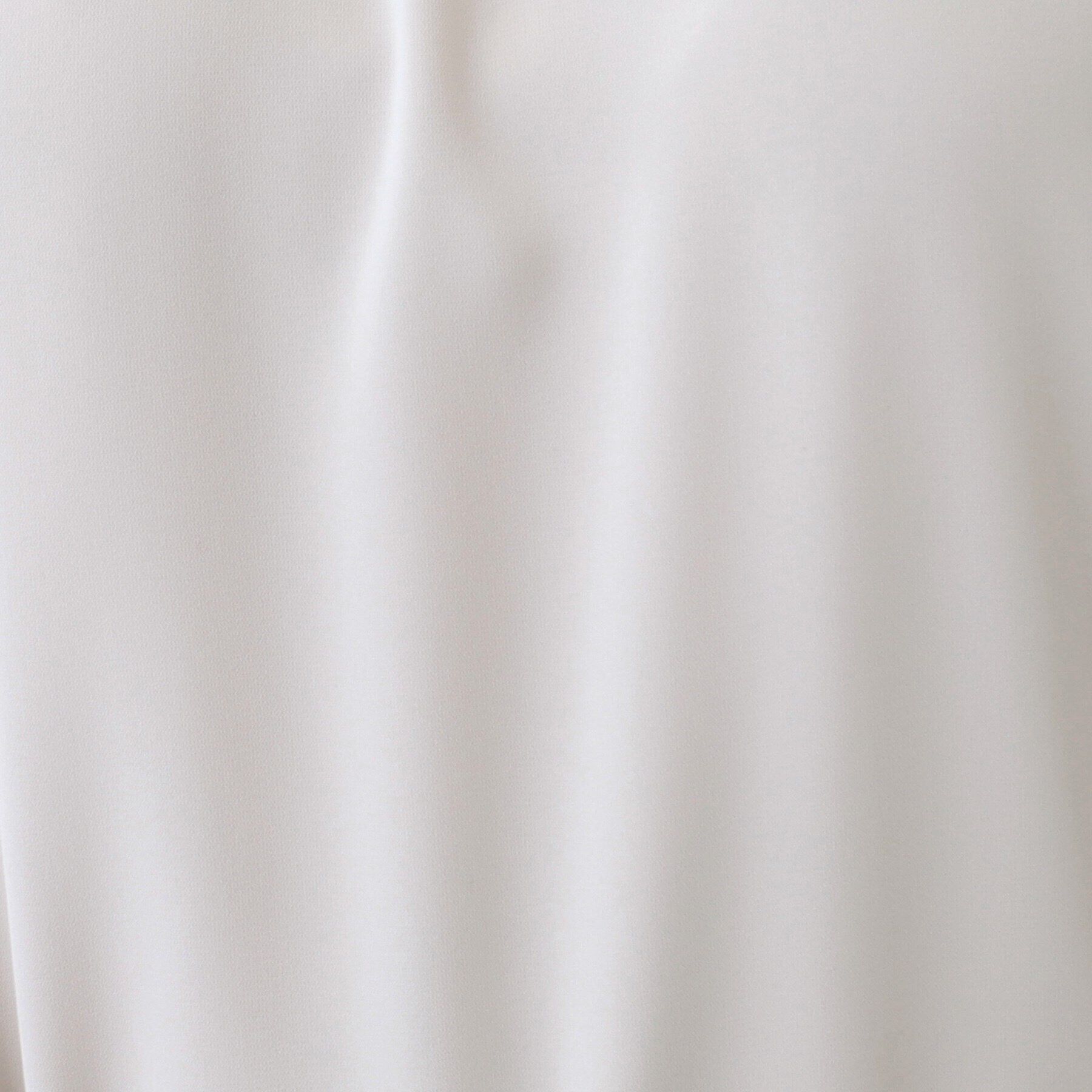 SHOO･LA･RUE「【S-3L/洗える/セレモニー】さらり軽やか フリルスタンドカラーブラウス」|シャツ・ブラウス|