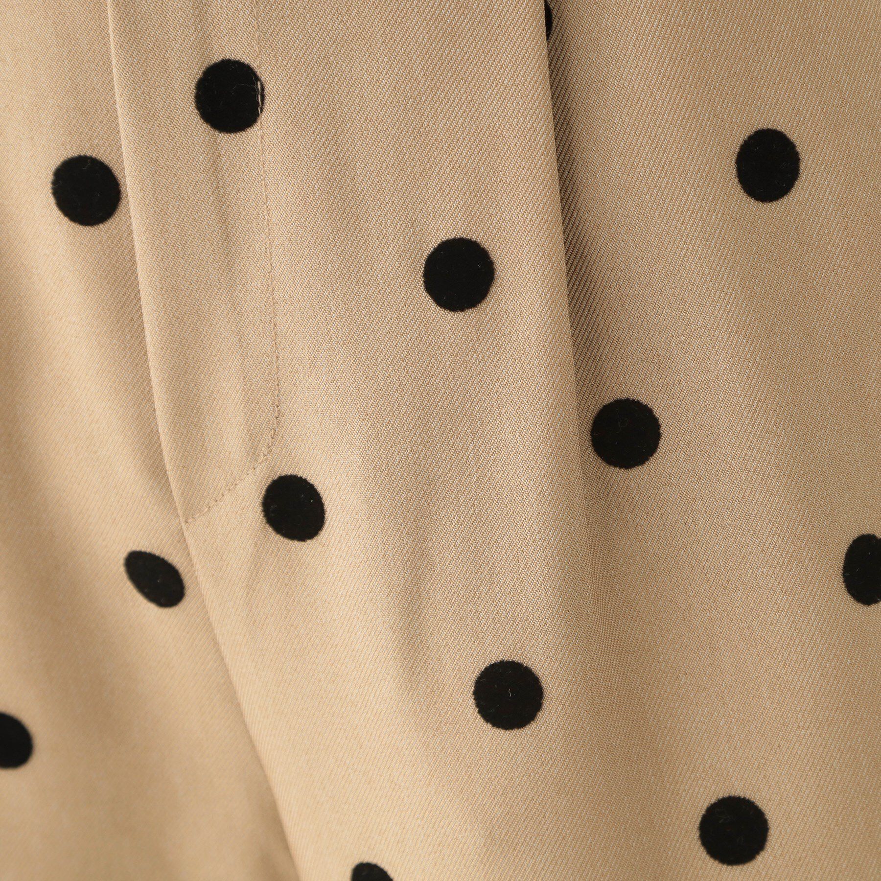 SHOO･LA･RUE「【S-LL】華やかさ引き立つ フロッキードット柄 テーパードパンツ」|その他|