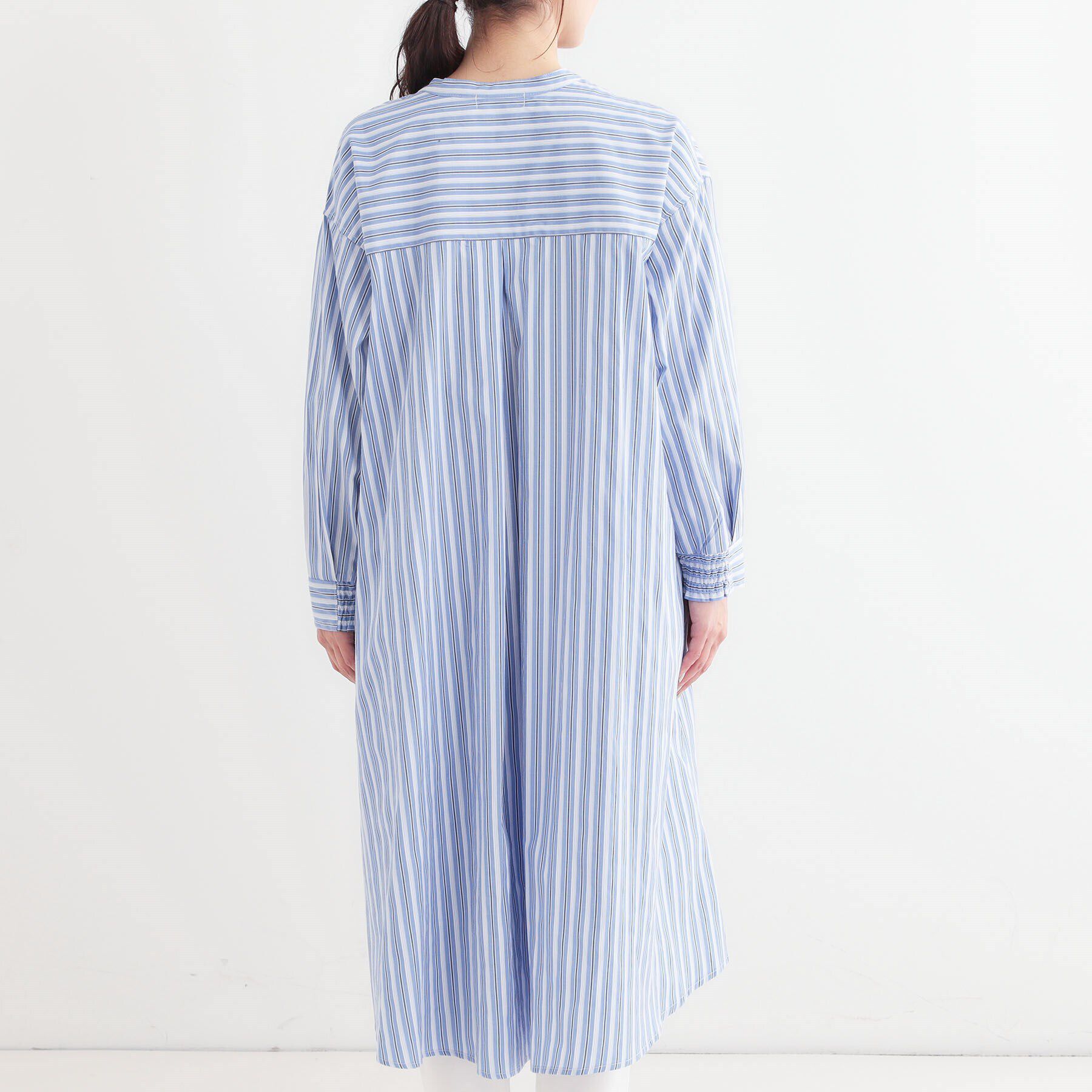 SHOO･LA･RUE「【洗える/S-LL】ストライプAラインワンピース」|ワンピース|