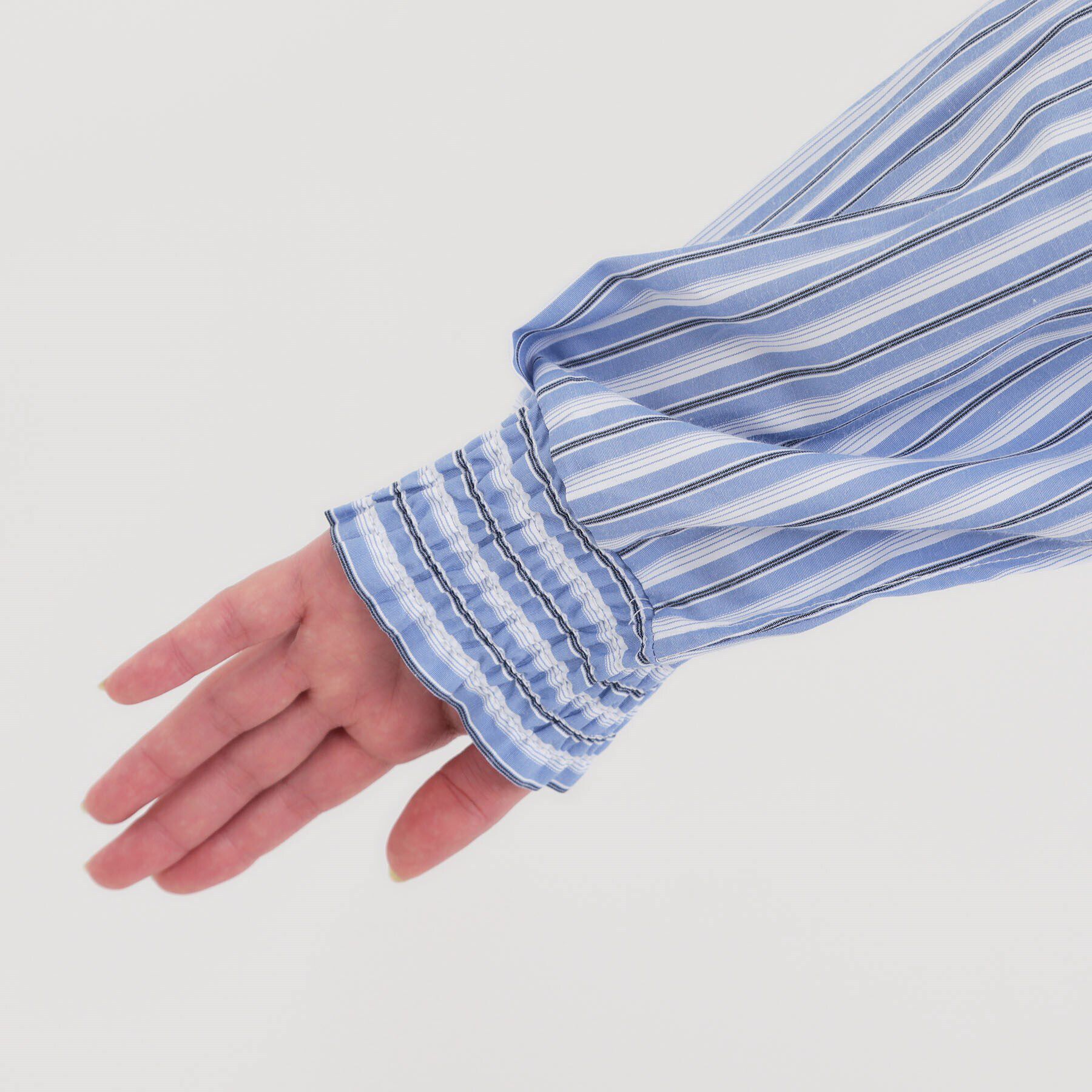 SHOO･LA･RUE「【洗える/S-LL】ストライプAラインワンピース」|ワンピース|