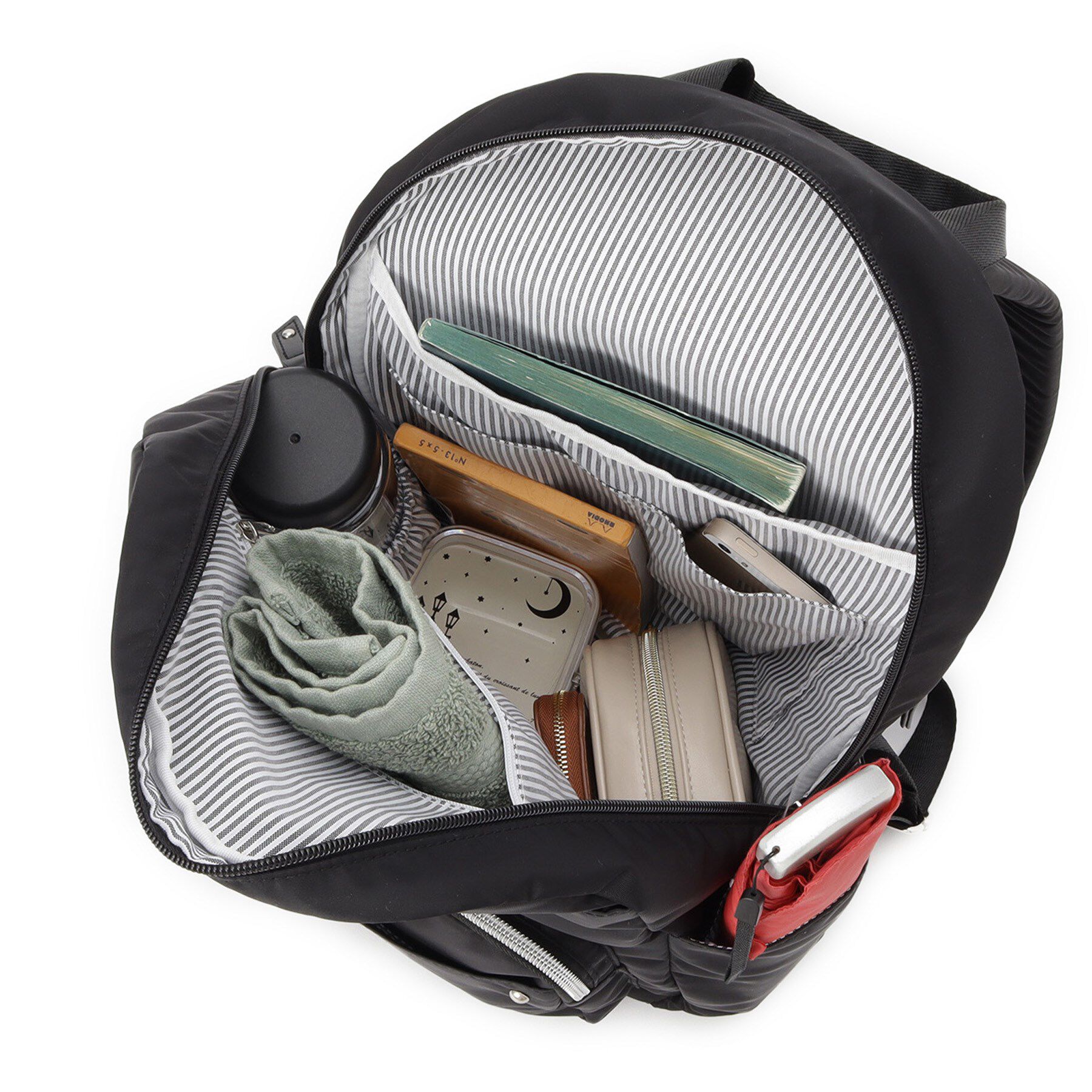 SHOO･LA･RUE「【撥水】整理整頓できちゃうリュック【低反発ショルダー】」|リュック|