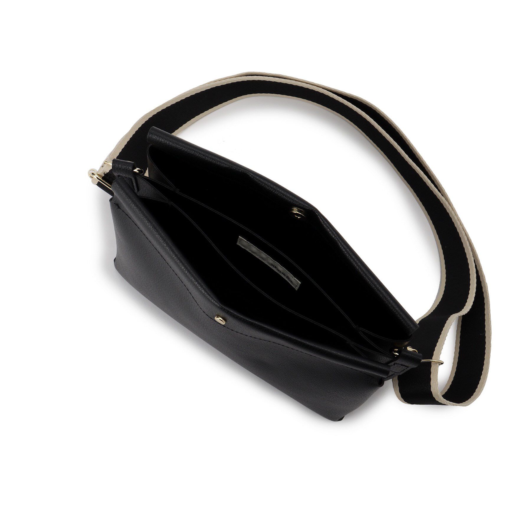 SHOO･LA･RUE「配色ベルトがアクセント 3層ショルダーバッグ」|ショルダー・メッセンジャー|