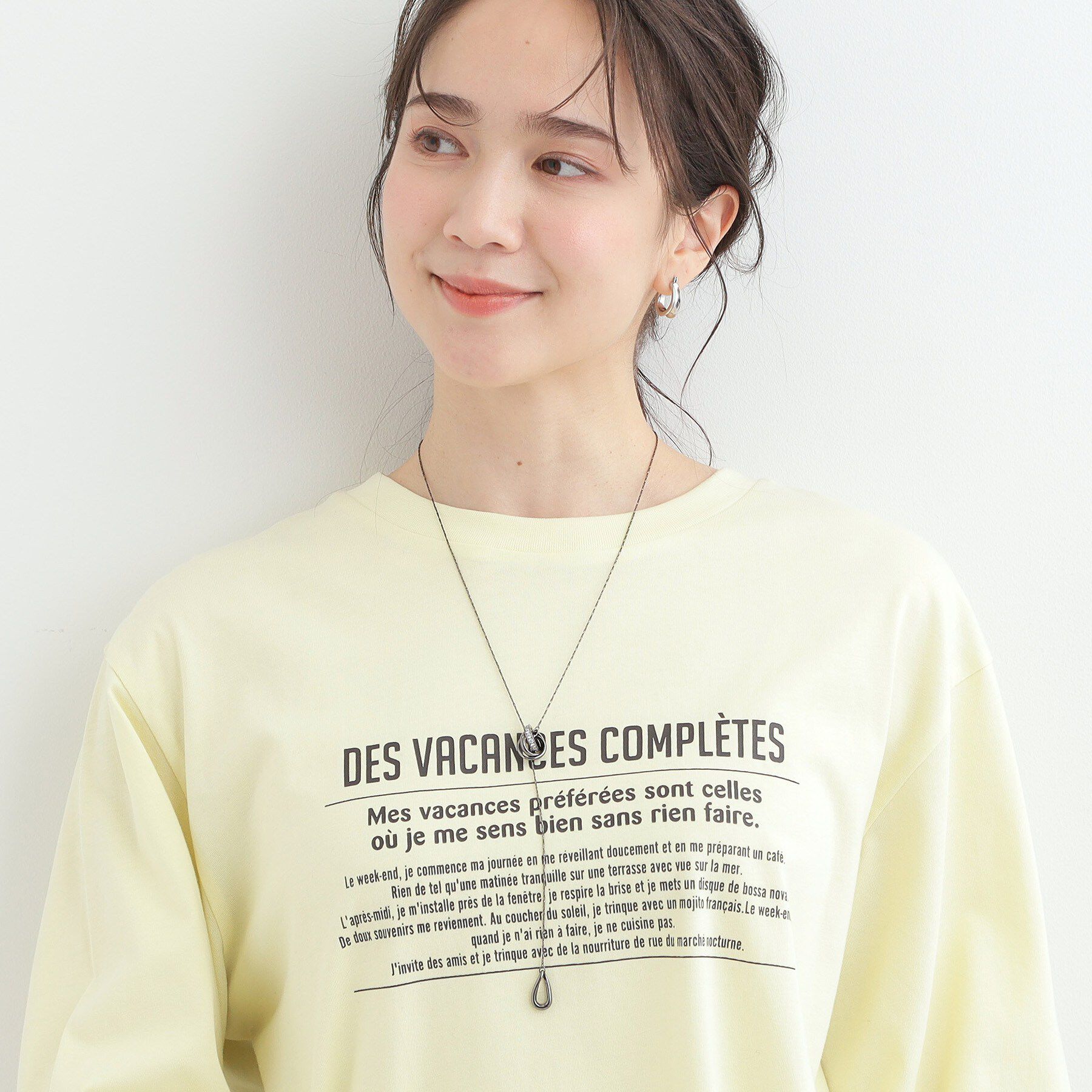 SHOO･LA･RUE「【2WAY】キラキラリングネックレス」|ネックレス|