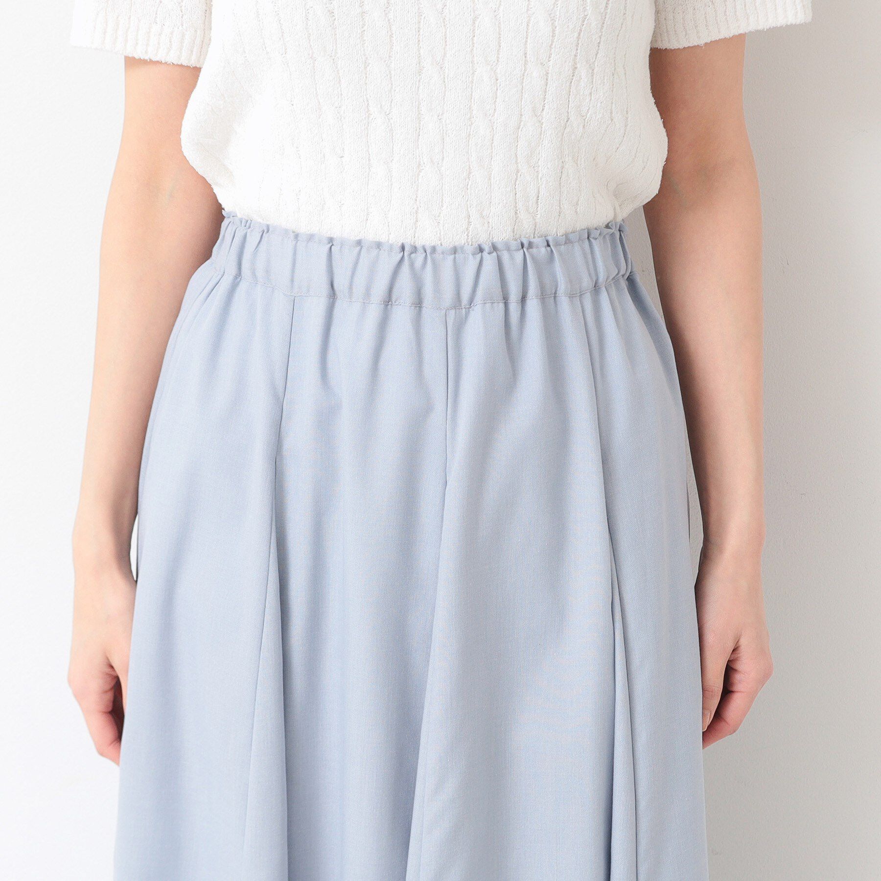 Dessin「【5色展開・ウエストゴム・洗える】エアリーフレアスカート（XS～L）」|スカート|