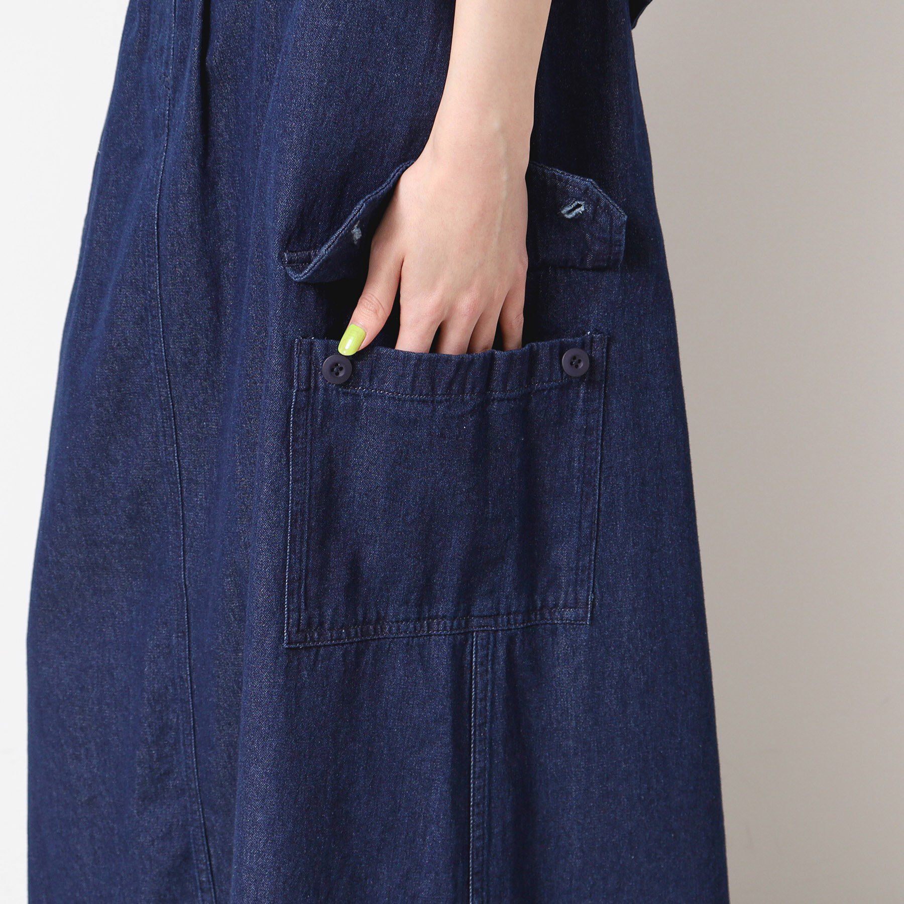 Dessin「【ウエストゴム・洗える】ドロストデニムスカート（S～L）」|スカート|