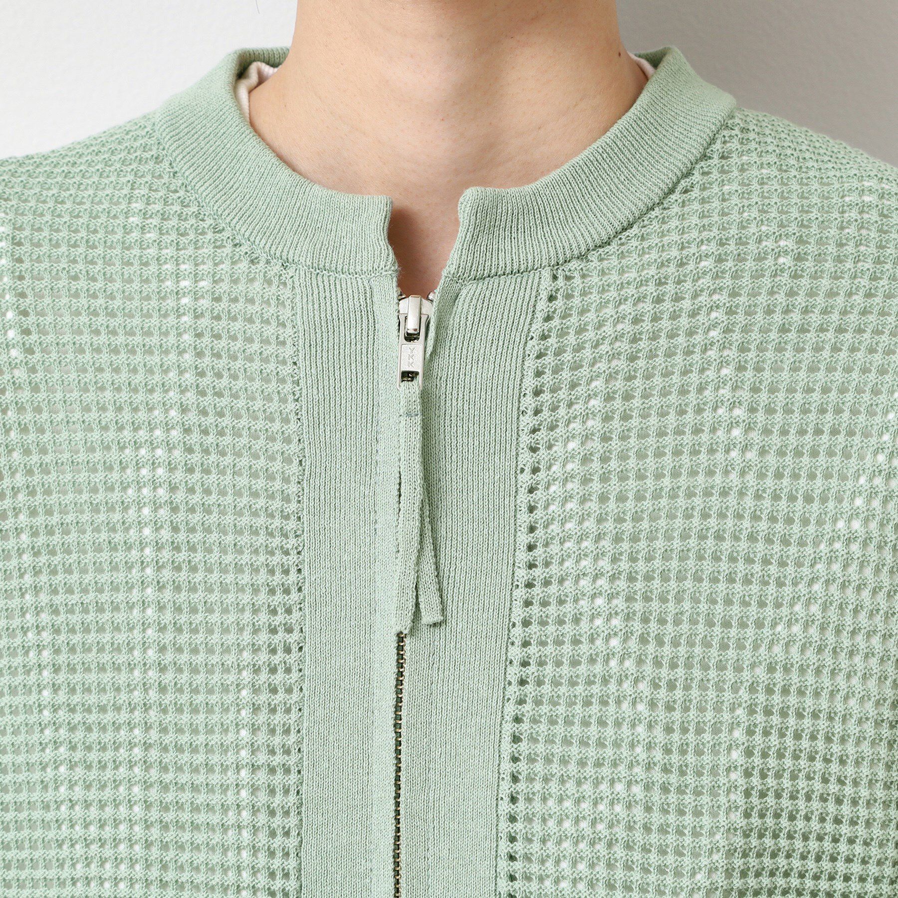 Dessin「【セットアップ可能・洗える】コットンメッシュブルゾン」|ブルゾン・スタジャン|