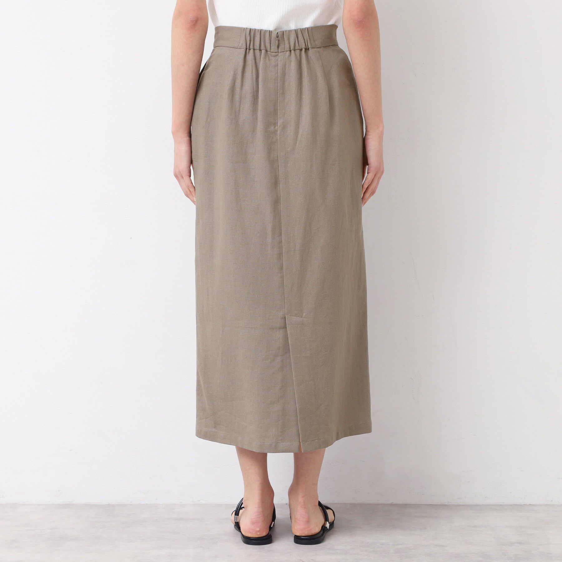 Dessin「【セットアップ可能・洗える】パッチポケット付ストレートスカート」|スカート|