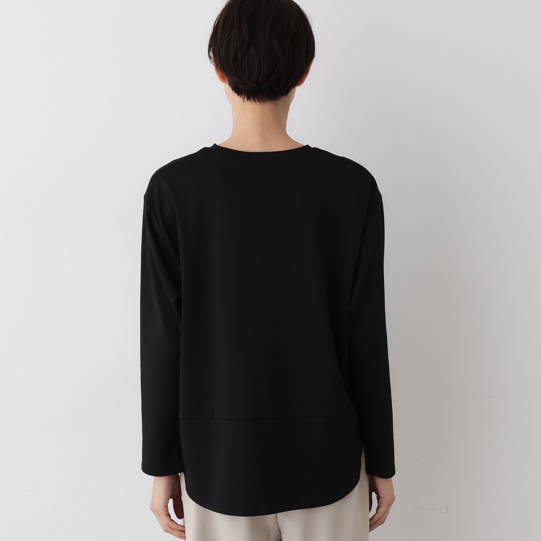 Dessin「【美シルエット/洗える】切替カットソー」|Tシャツ・カットソー|