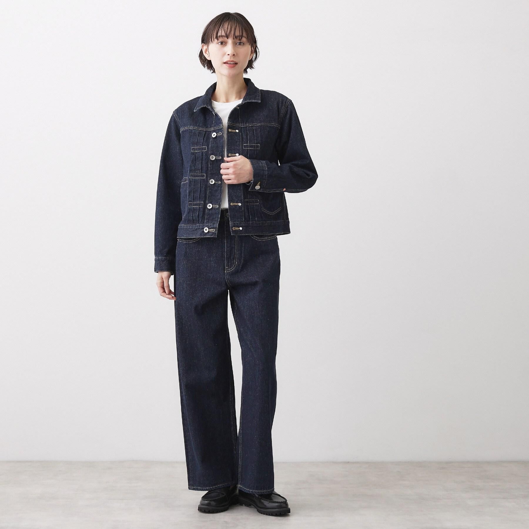 Dessin「【ユニセックス/洗える】ワイドシルエット12OZデニム」|デニム|