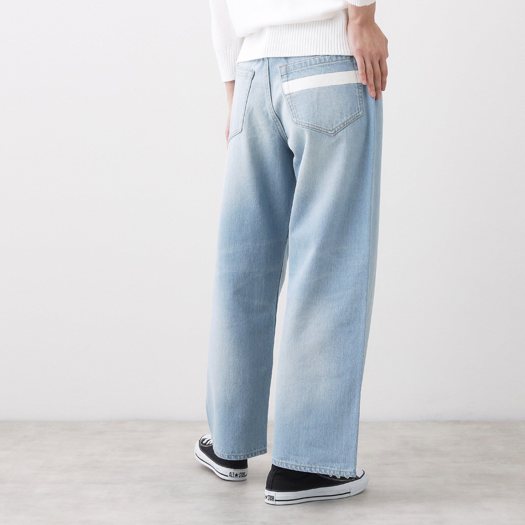 Dessin「【ユニセックス/洗える】ワイドシルエット12OZデニム」|デニム|