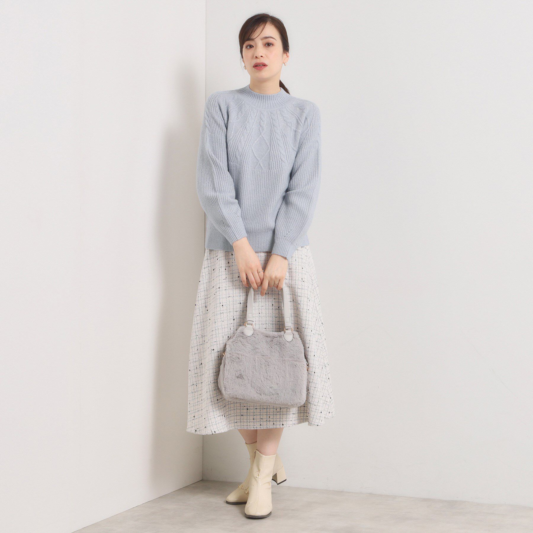 ITS&rsquo;DEMO「【手洗い可】求心ラメニット」|ニット・セーター|