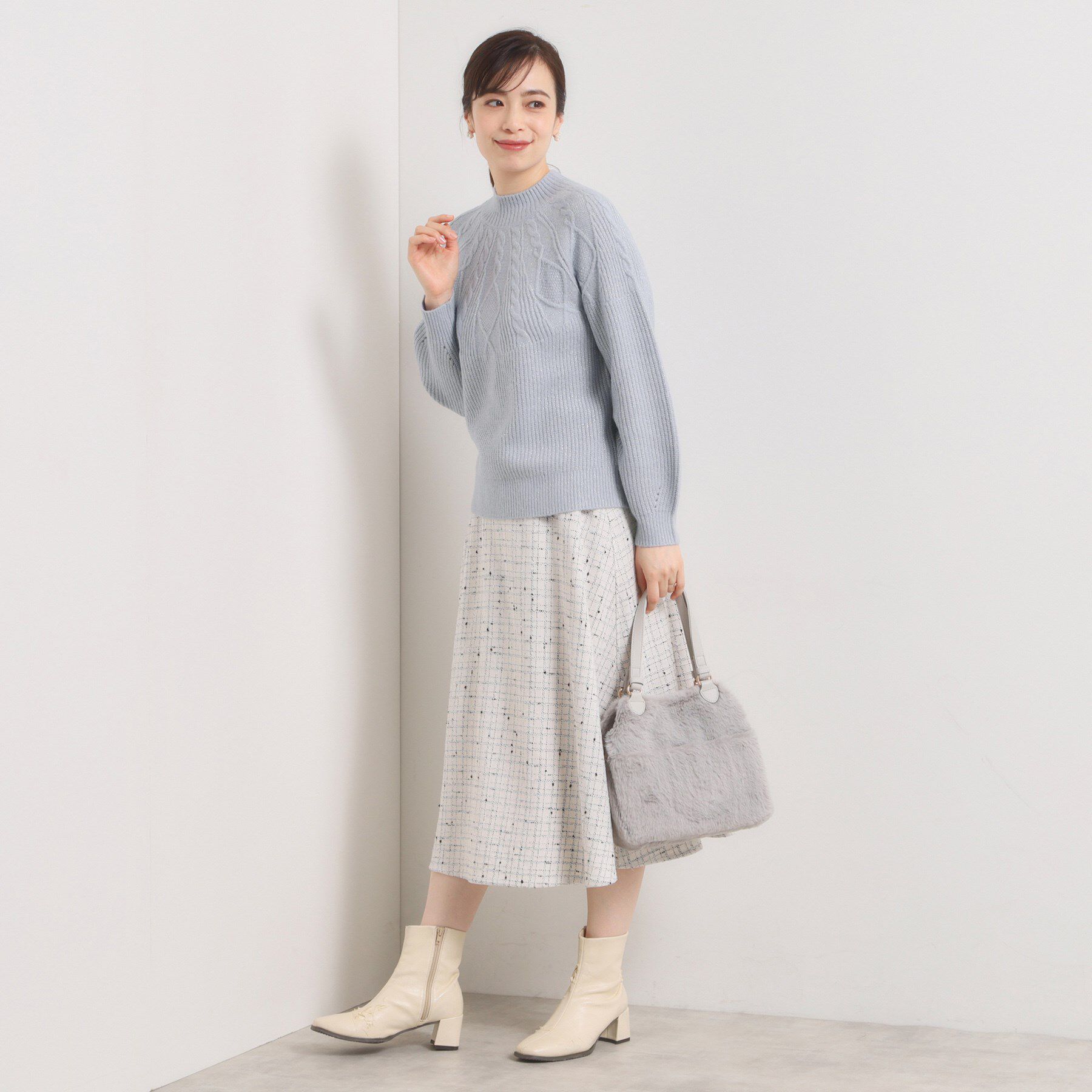 ITS&rsquo;DEMO「【手洗い可】求心ラメニット」|ニット・セーター|