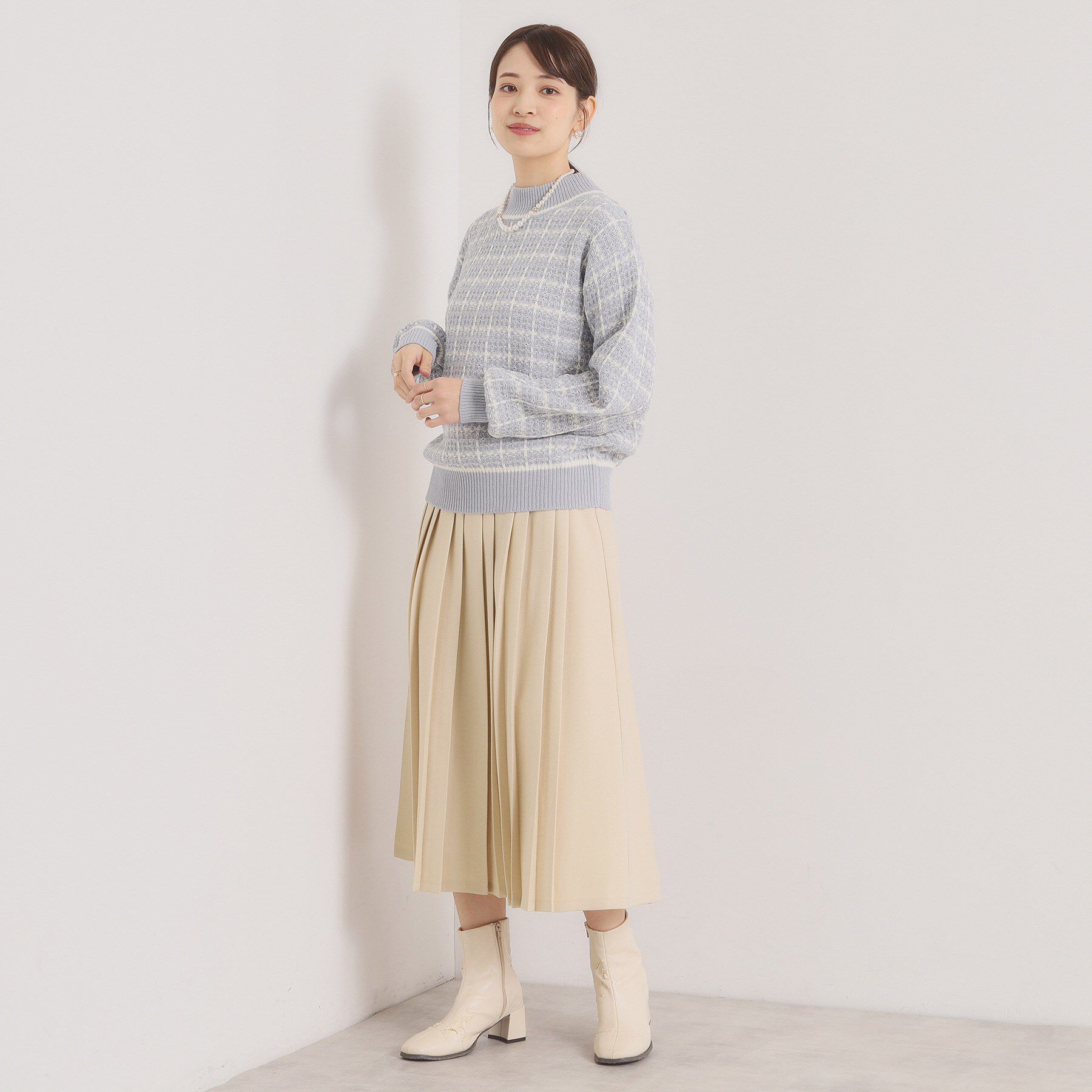 ITS&rsquo;DEMO「【手洗い可】プリーツスカート」|スカート|