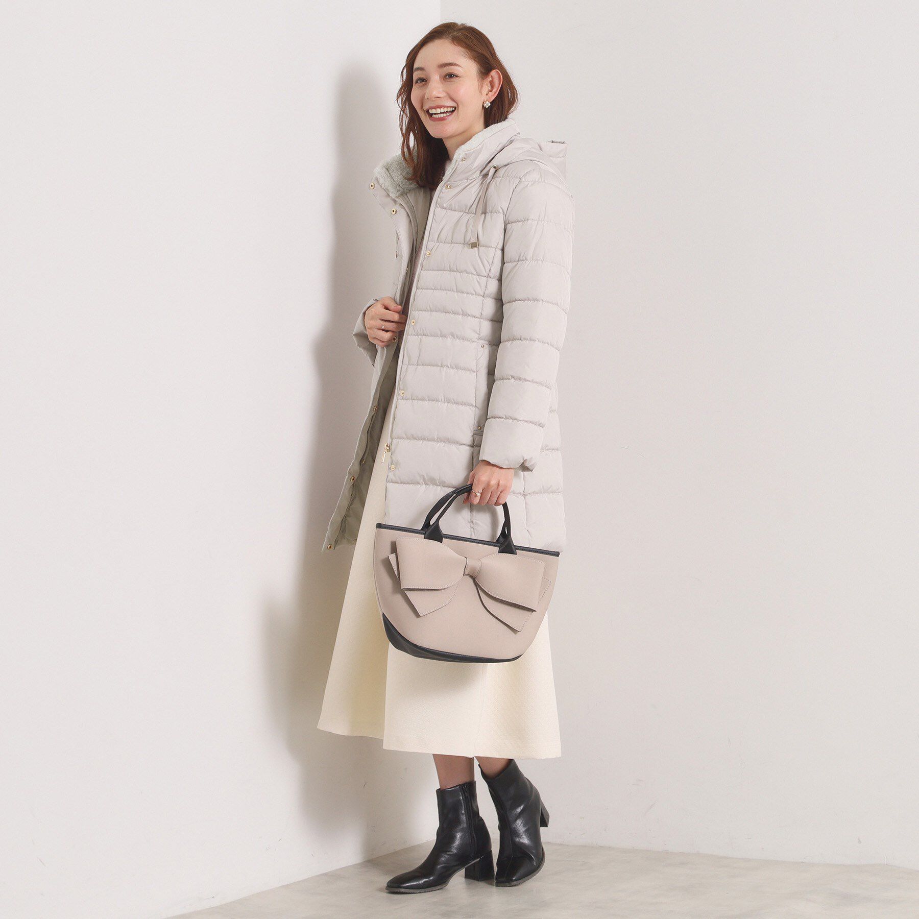 ITS&rsquo;DEMO「【撥水加工】中綿フードコート」|ダウン|