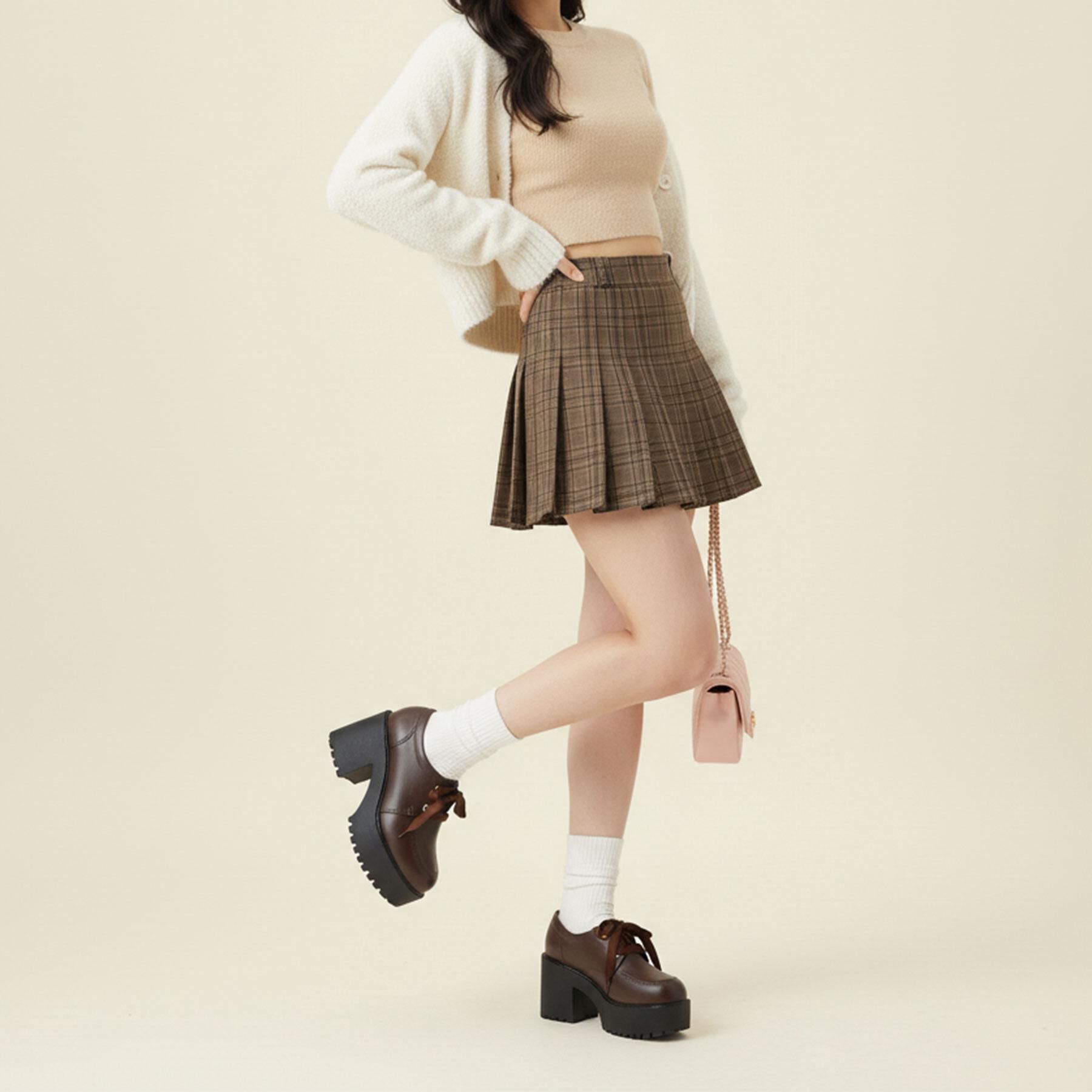 csT&P「厚底レースアップシューズ」|パンプス|